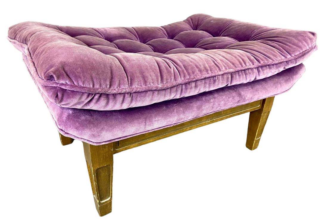 Mid Century Modern Gondola Ottoman, Attributed to Adrian Pearsall (1 of 12)