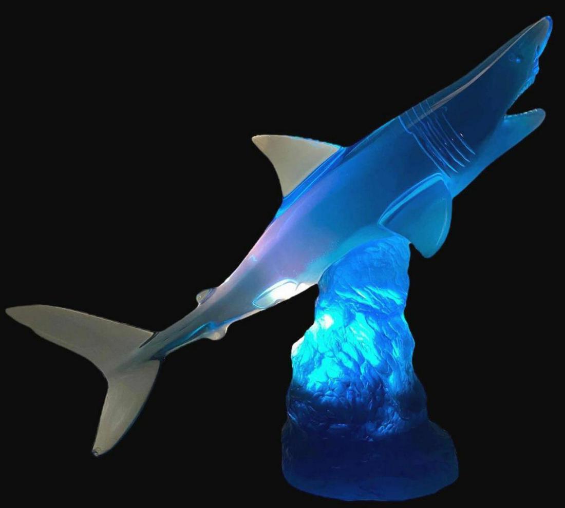 Large Acrylic Shark Sculpture, Manner of Wyland (1 of 20)
