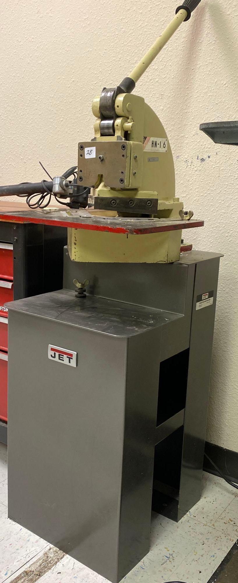 Jet Sheet-Metal Notcher: jet sheet-metal notcher NO SHIPPING AVAILABLE All items sold as is where is. There are No guarantees to functionality, condition, (owner of business states that items are functional Clark's does NOT g