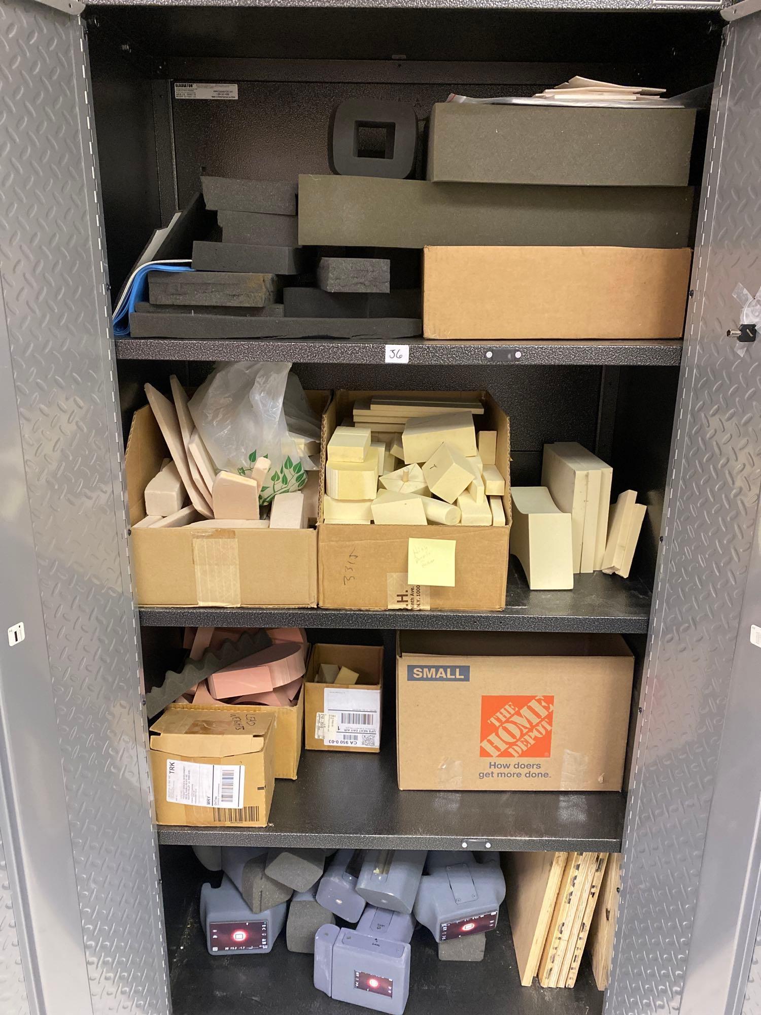 Shelves Of Modeling Foam And More: shelves of modeling foam and more NO SHIPPING AVAILABLE All items sold as is where is. There are No guarantees to functionality, condition, (owner of business states that items are functional Clark's 