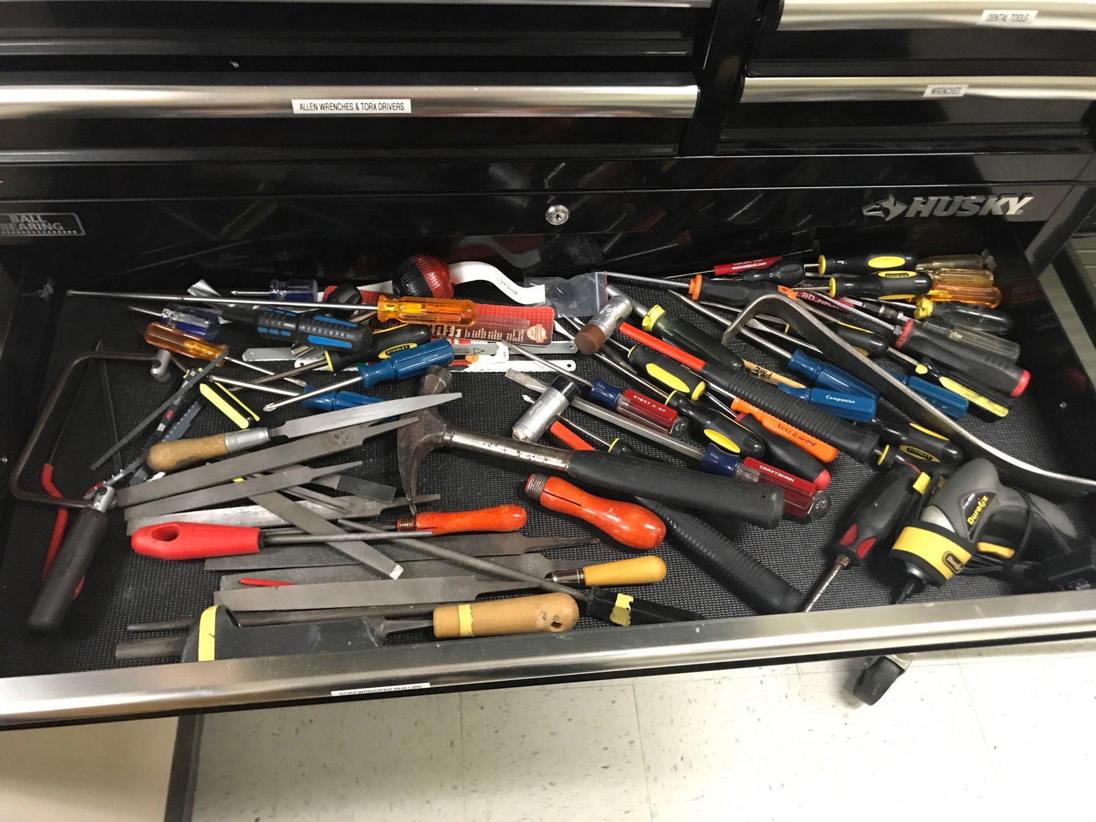 Lot Of Tools Including Hammers Screwdrivers Files Drill & More (1 of 10)