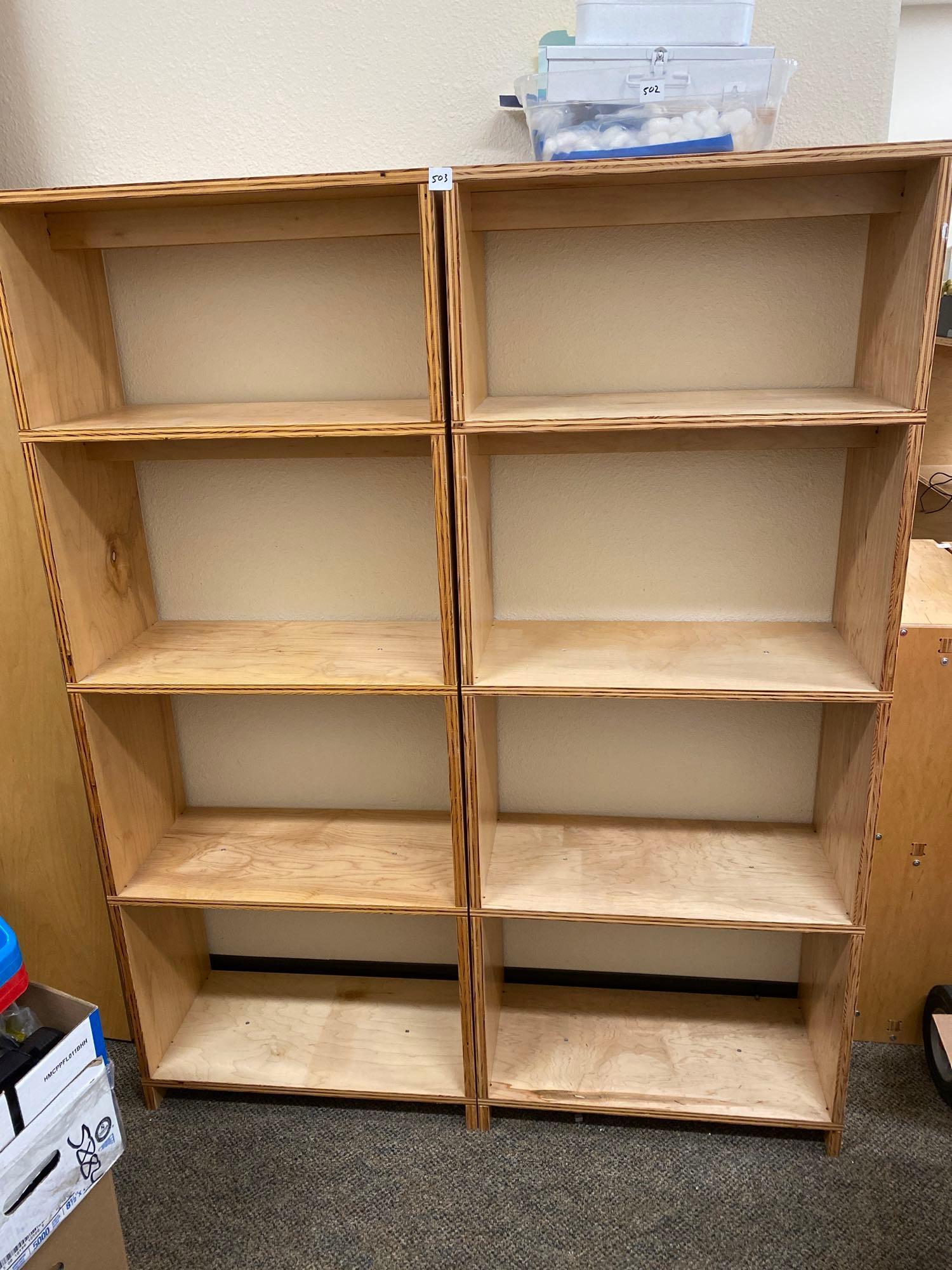 Two Wooden Shelves (1 of 1)