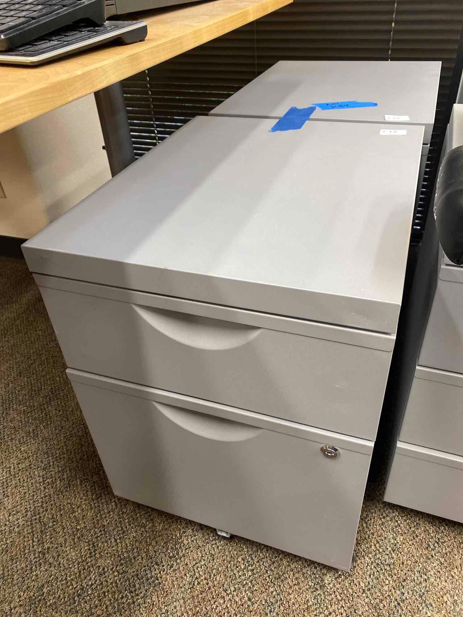 Pair Of Locking File Cabinets (1 of 3)