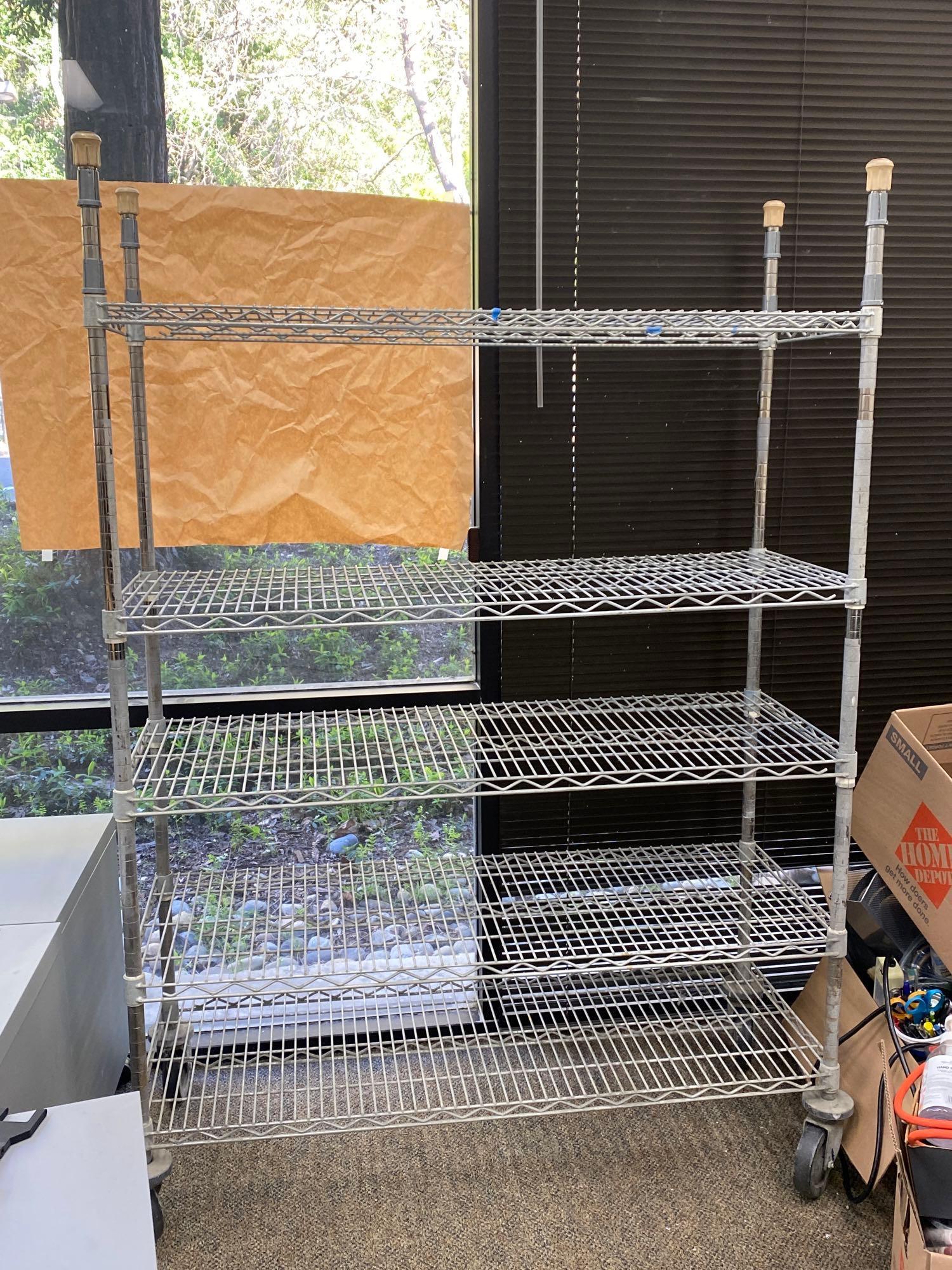 Large Metal Rolling Rack (1 of 1)