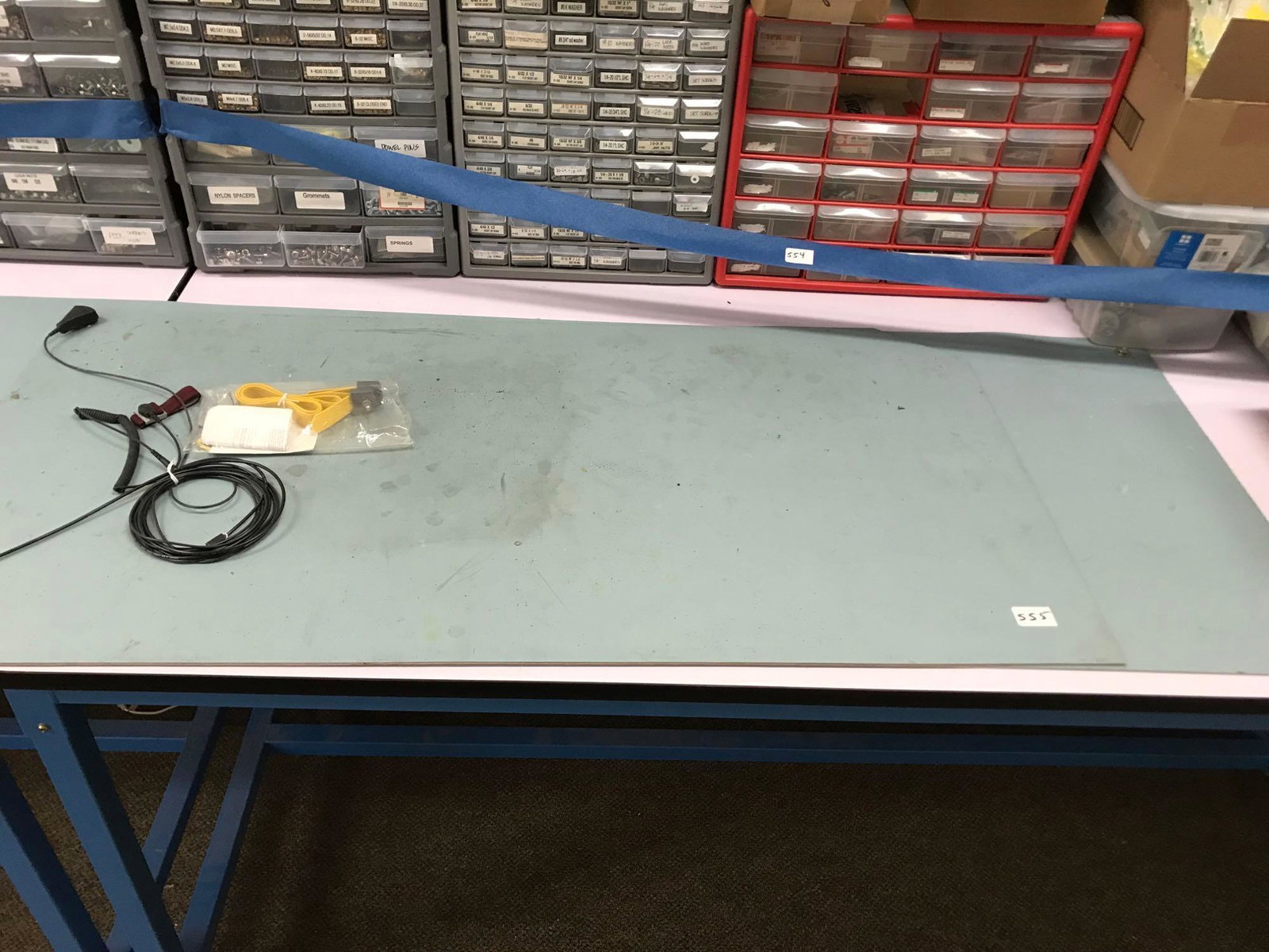 Two Anti-Static Mats: Two anti-static mats NO SHIPPING AVAILABLE All items sold as is where is. There are No guarantees to functionality, condition, (owner of business states that items are functional Clark's does NOT guar