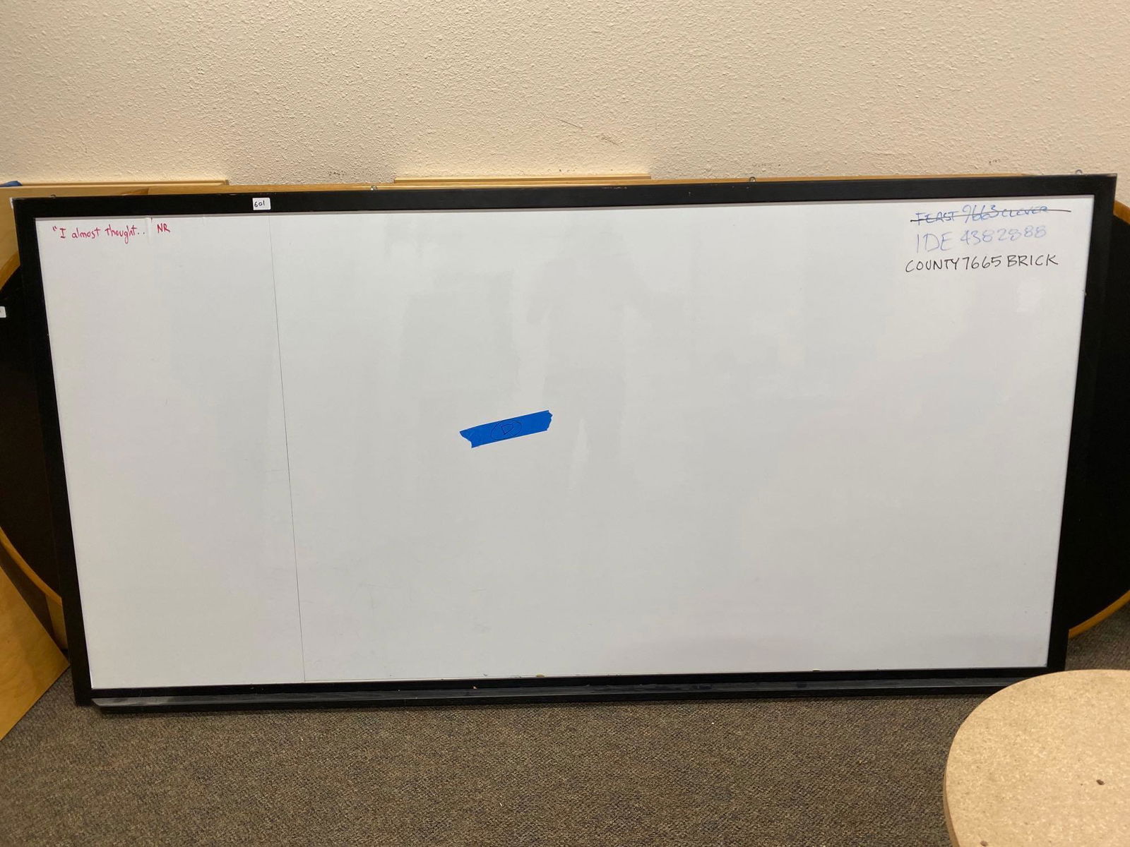Large Dry Erase White Board (1 of 1)