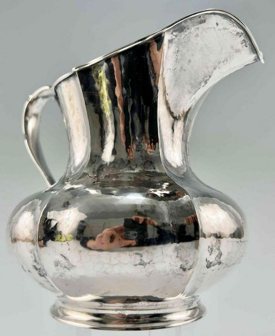 Italian Hand Hammered Silver Pitcher (1 of 10)