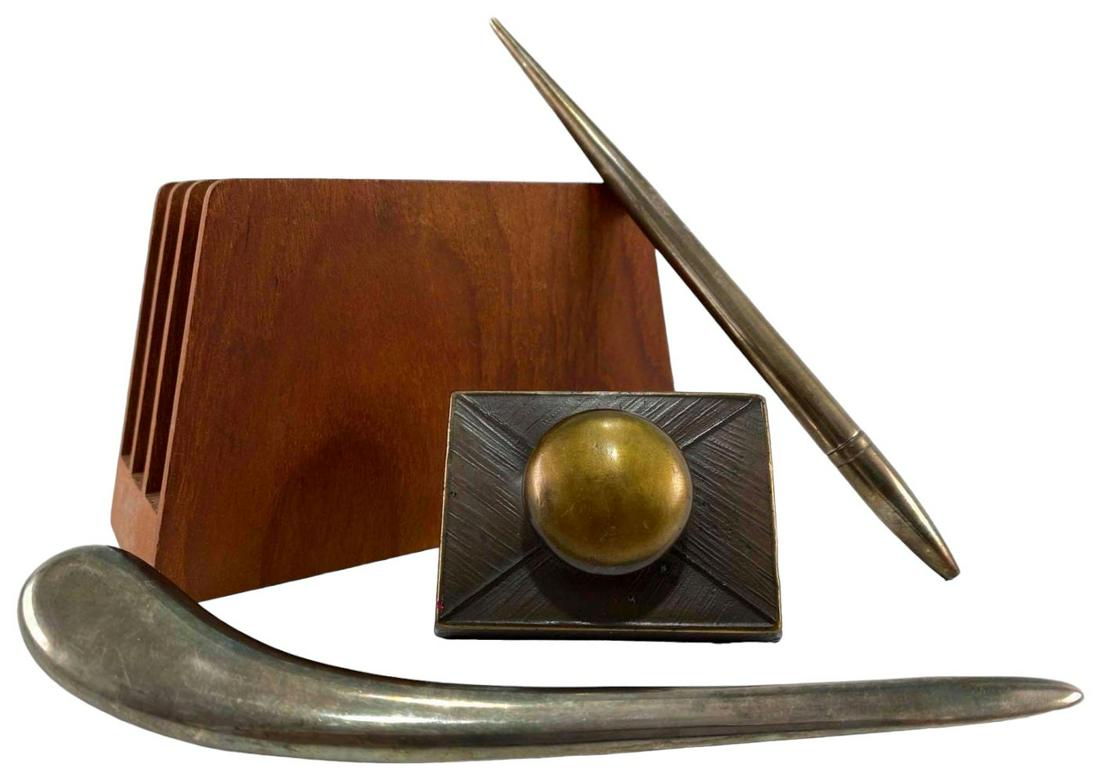 Lot of Mid Century Modern Desk Objects (1 of 20)