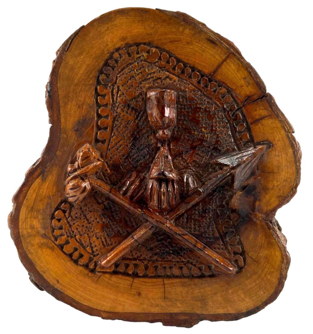Older Hand Carved Jerusalem Olive Wood Souvenir (1 of 14)