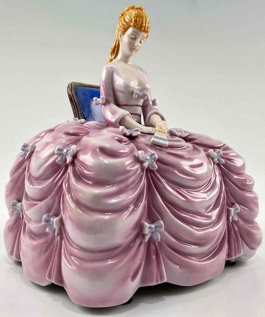 Rare Ceramic Figural Radio of Woman in Dress (1 of 20)