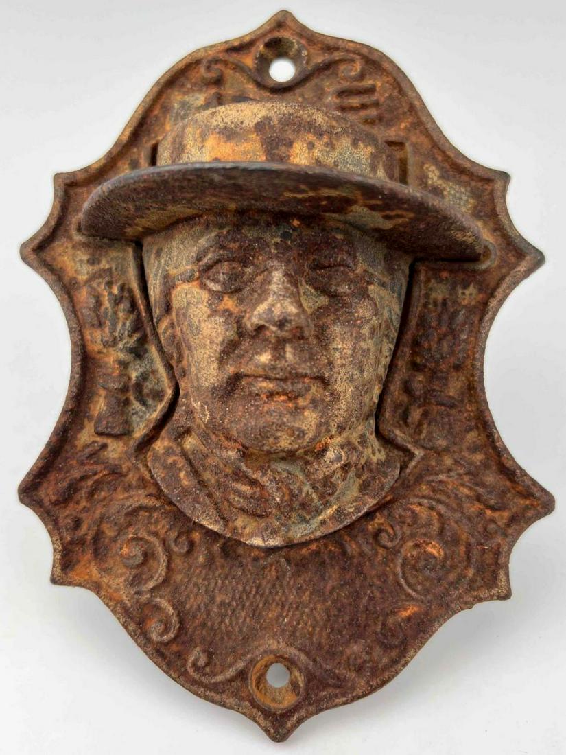 Antique Horace Greeley Cast Iron Match Holder (1 of 10)
