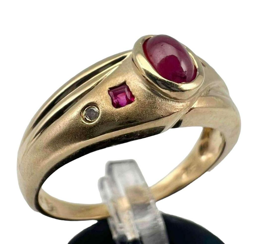 14K Ruby & Diamond Ring (1 of 8)