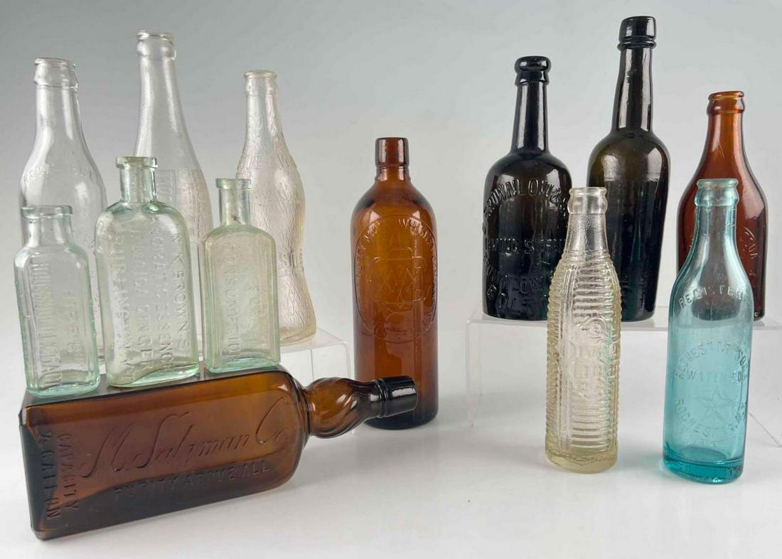 Lot of Older Glass Bottles (1 of 17)