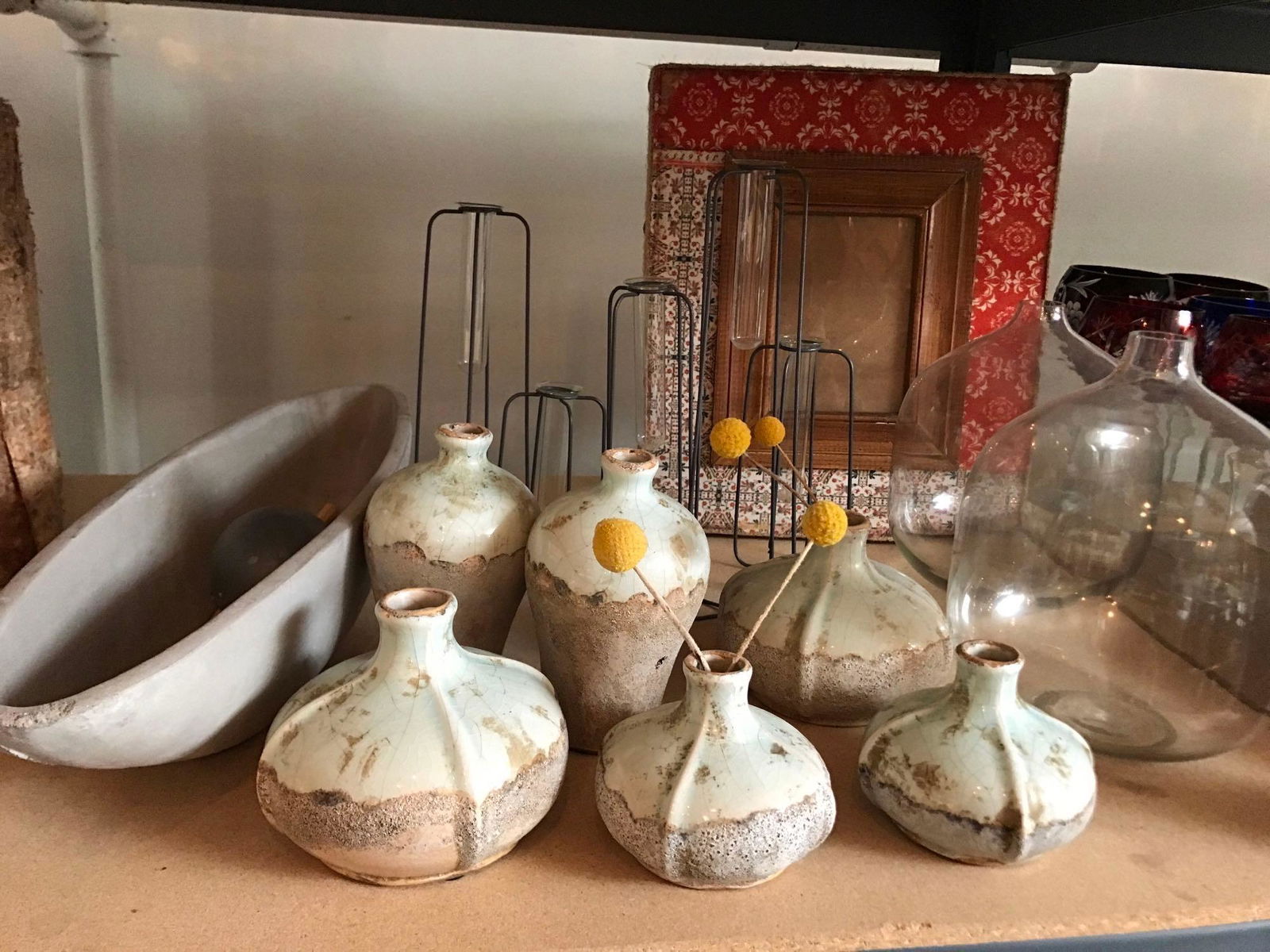 No Shipping  Lot Of Ceramic & Glass Vases And Decorative Items (1 of 6)