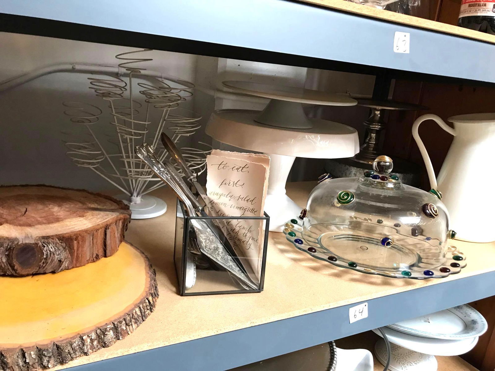 No Shipping  Lot Of Cake Stands And Vintage Serving Pieces (1 of 5)