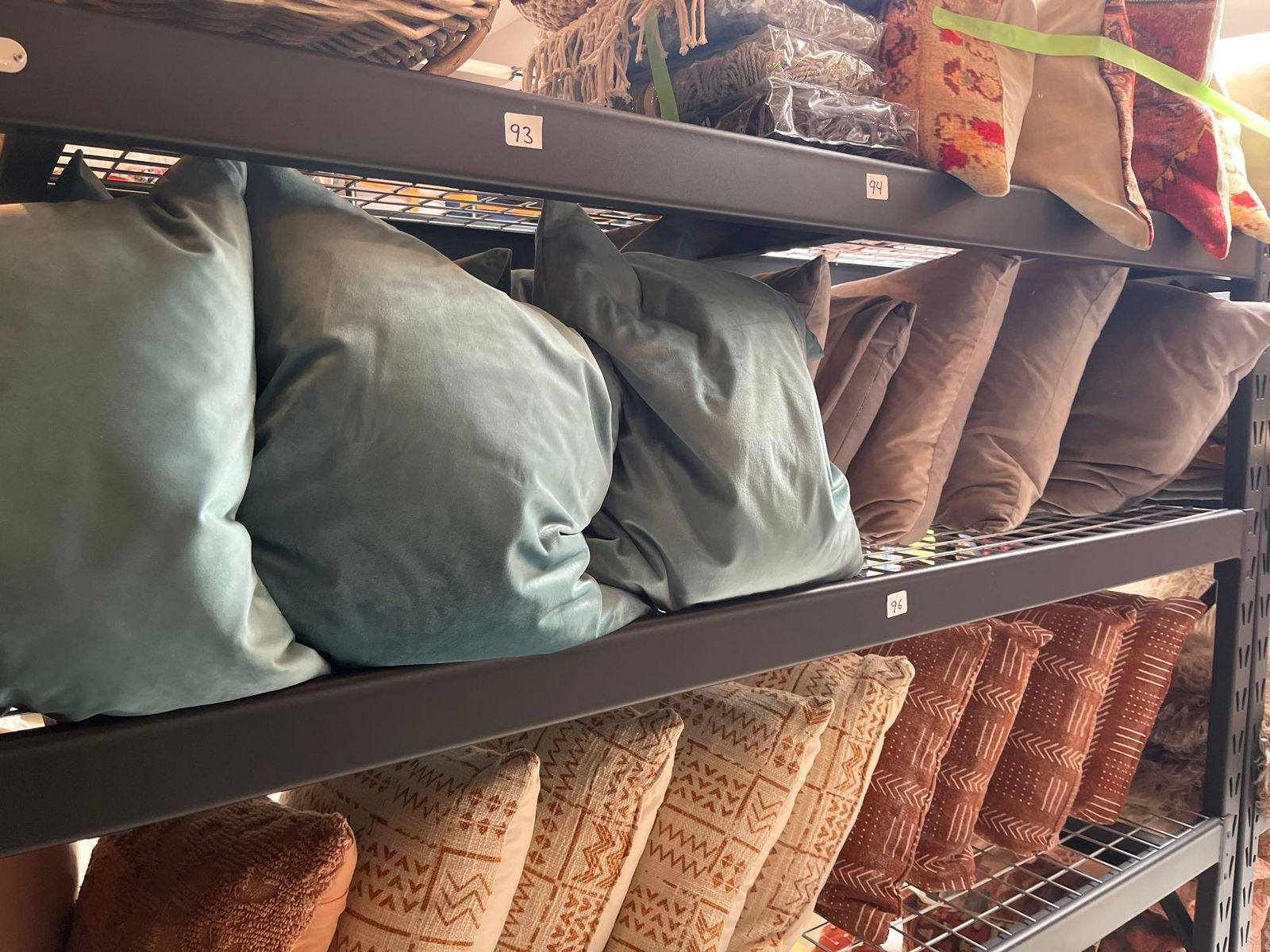 No Shipping  14 Blue & Grey Throw Pillows (1 of 2)