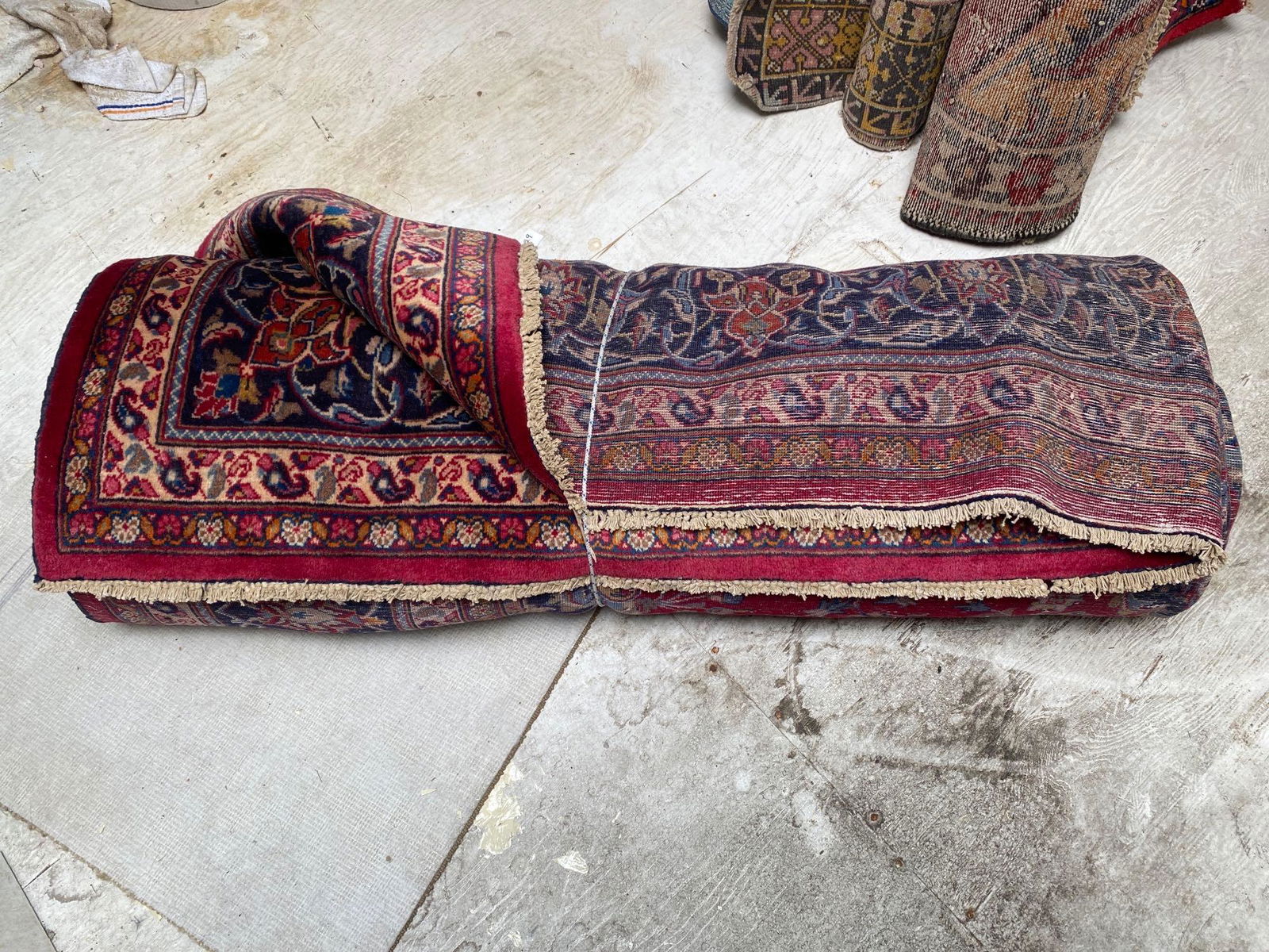 No Shipping Wool Area Rug 12" X 8.5" Rug: LOCAL PICK UP ONLY, WESTSIDE SANTA CRUZ, 95060 LOCAL PICK UP ONLY, WESTSIDE SANTA CRUZ, NO SHIPPING, Wool Area Rug, Made In Iran 12" X 8.5" Rug NO SHIPPING AVAILABLE All items sold as is where is. The