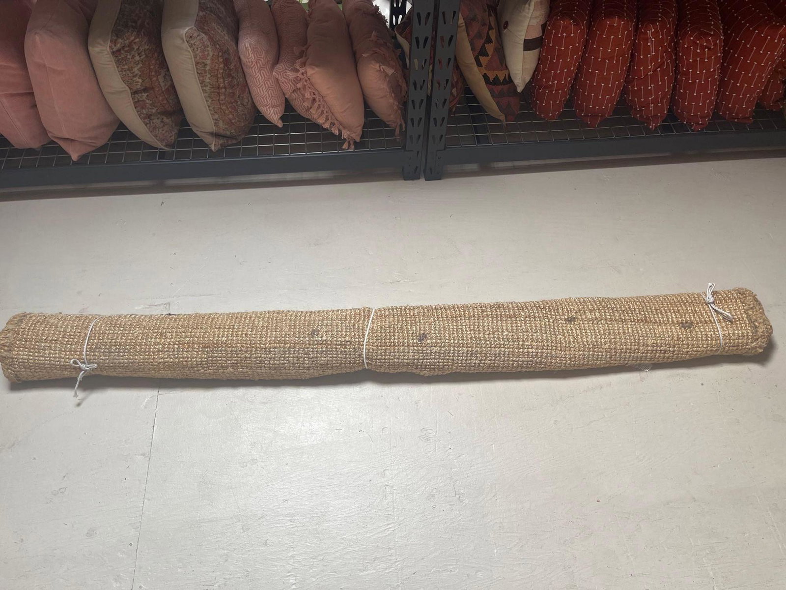 No Shipping 7" Jute Rug: LOCAL PICK UP ONLY, WESTSIDE SANTA CRUZ, 95060 LOCAL PICK UP ONLY, WESTSIDE SANTA CRUZ, NO SHIPPING, 7" Widejute Rug NO SHIPPING AVAILABLE All items sold as is where is. There are No guarantees to fun