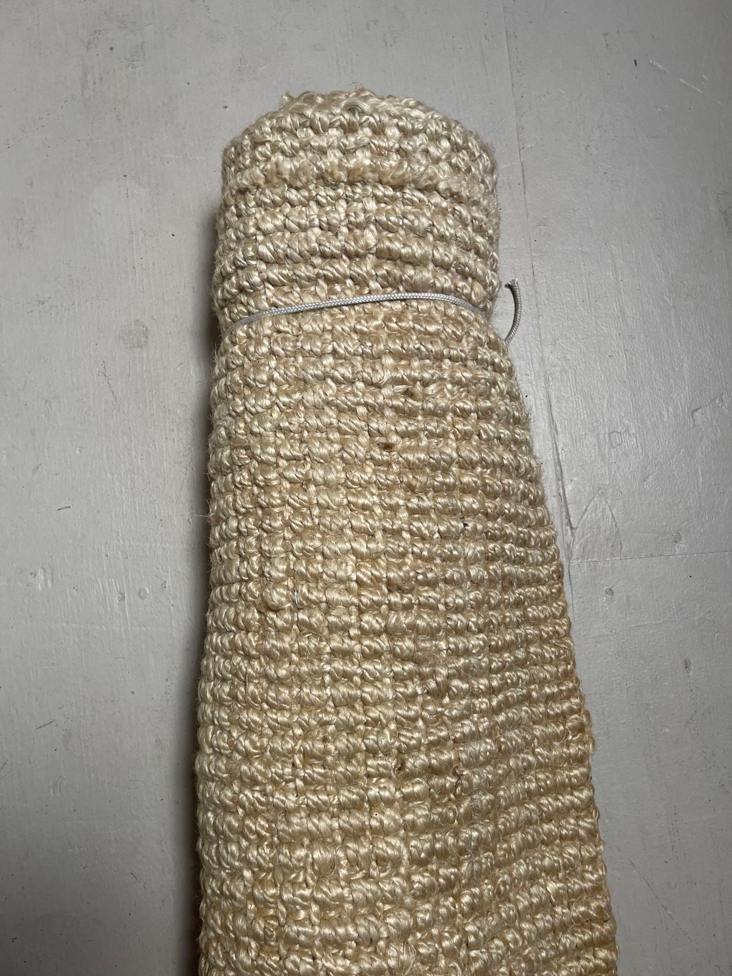 No Shipping 8" Jute Rug: LOCAL PICK UP ONLY, WESTSIDE SANTA CRUZ, 95060 LOCAL PICK UP ONLY, WESTSIDE SANTA CRUZ, NO SHIPPING, 8" Wide Jute Rug NO SHIPPING AVAILABLE All items sold as is where is. There are No guarantees to fu