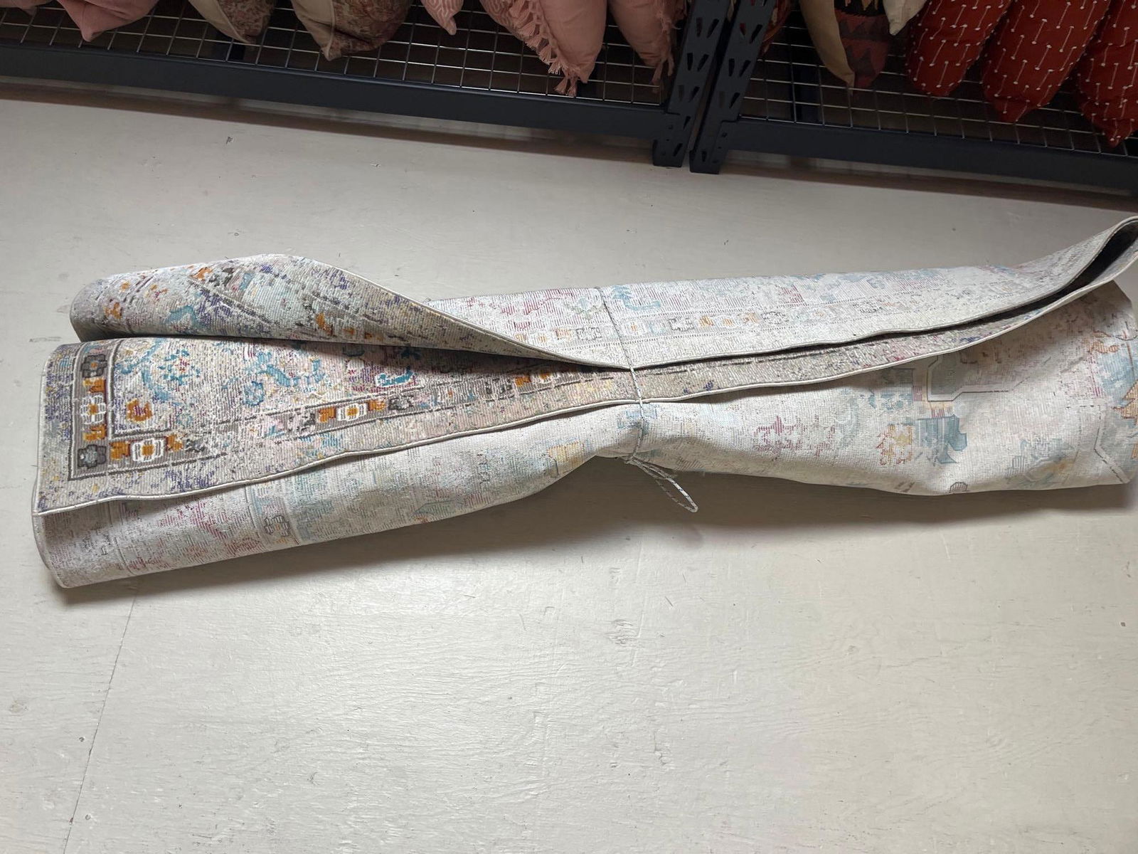 No Shipping  Grey Area Rug (1 of 4)