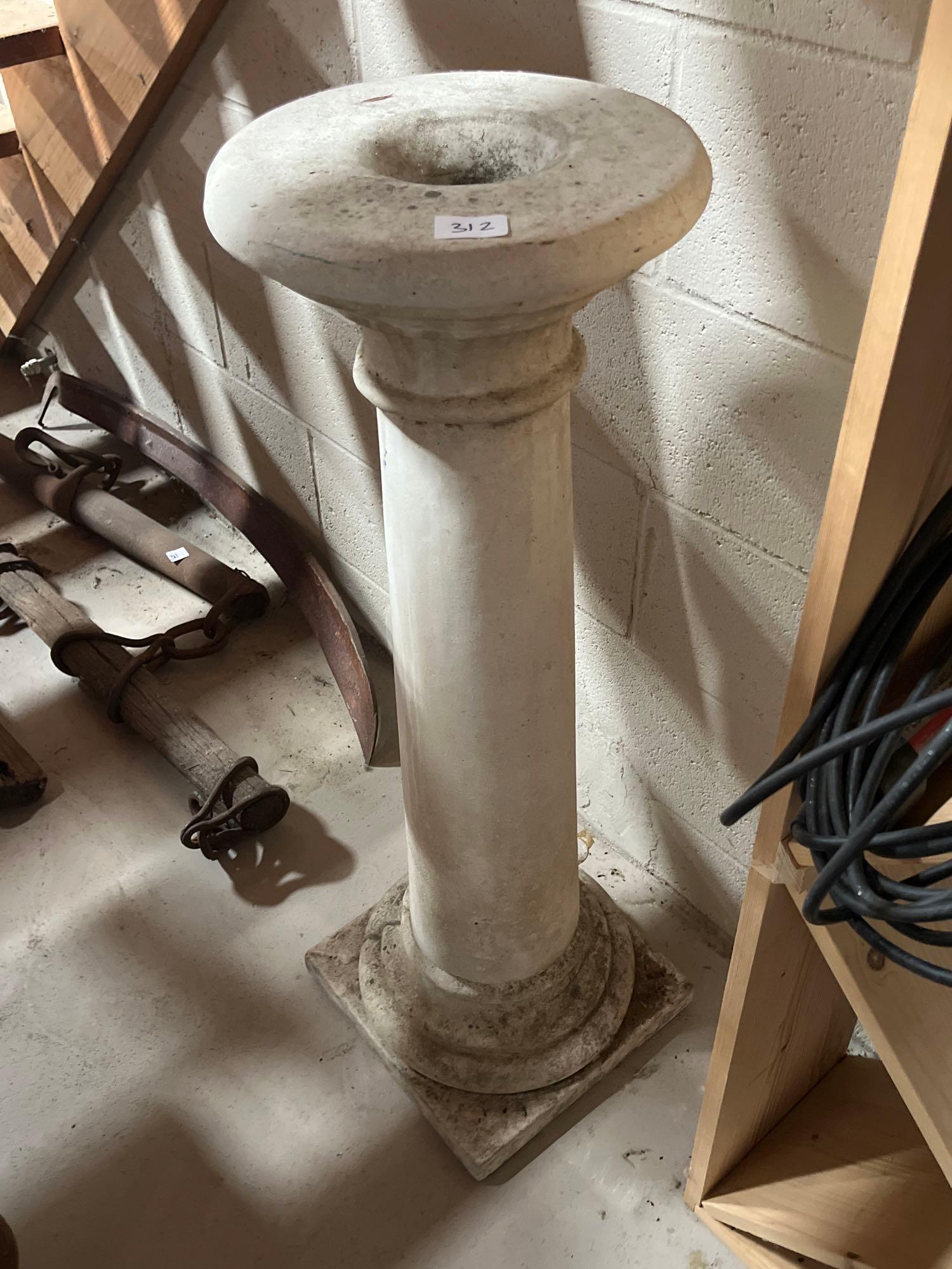 No Shipping  Concrete Pedestal (1 of 1)