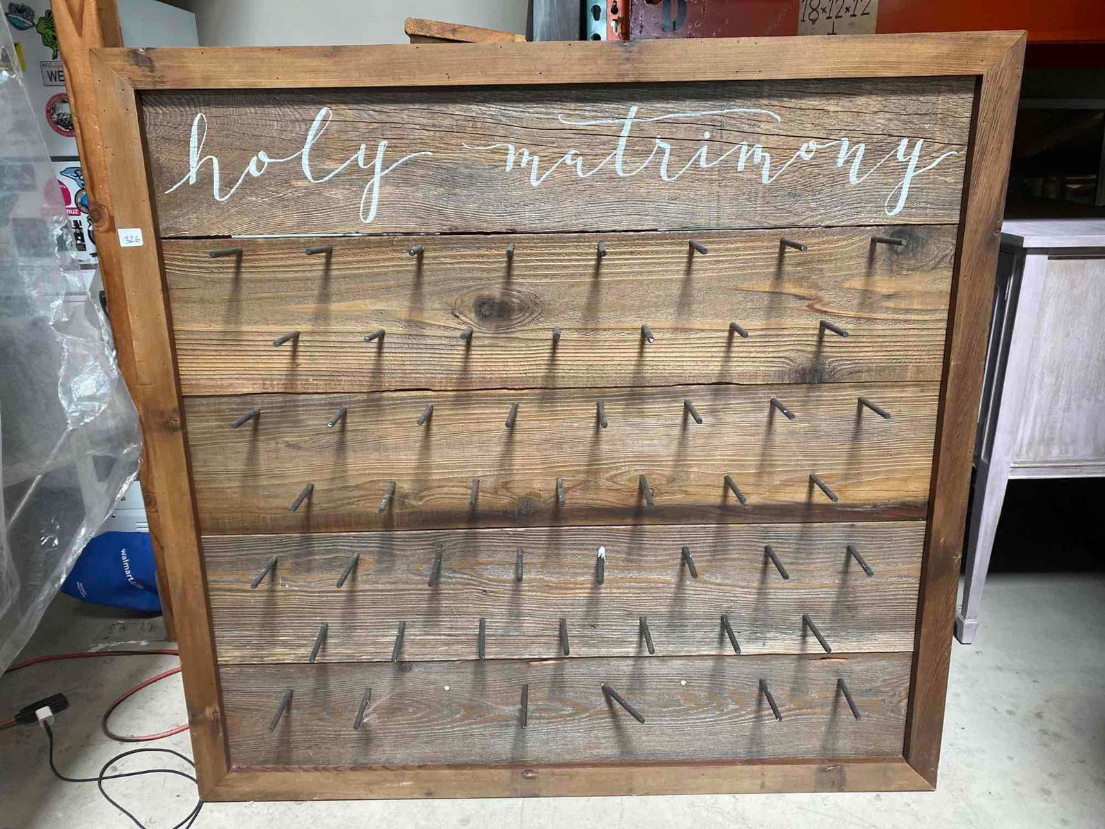 No Shipping  Wooden Ring Toss Or Doughnut Toss (1 of 1)