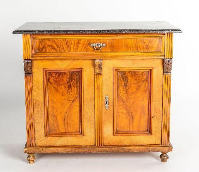 No Shipping  Antique Marble Top Sideboard (1 of 2)