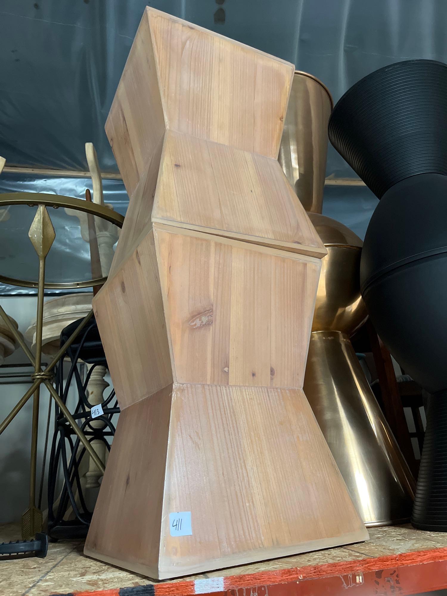 No Shipping  Pair Of Wooden Side Tables (1 of 1)