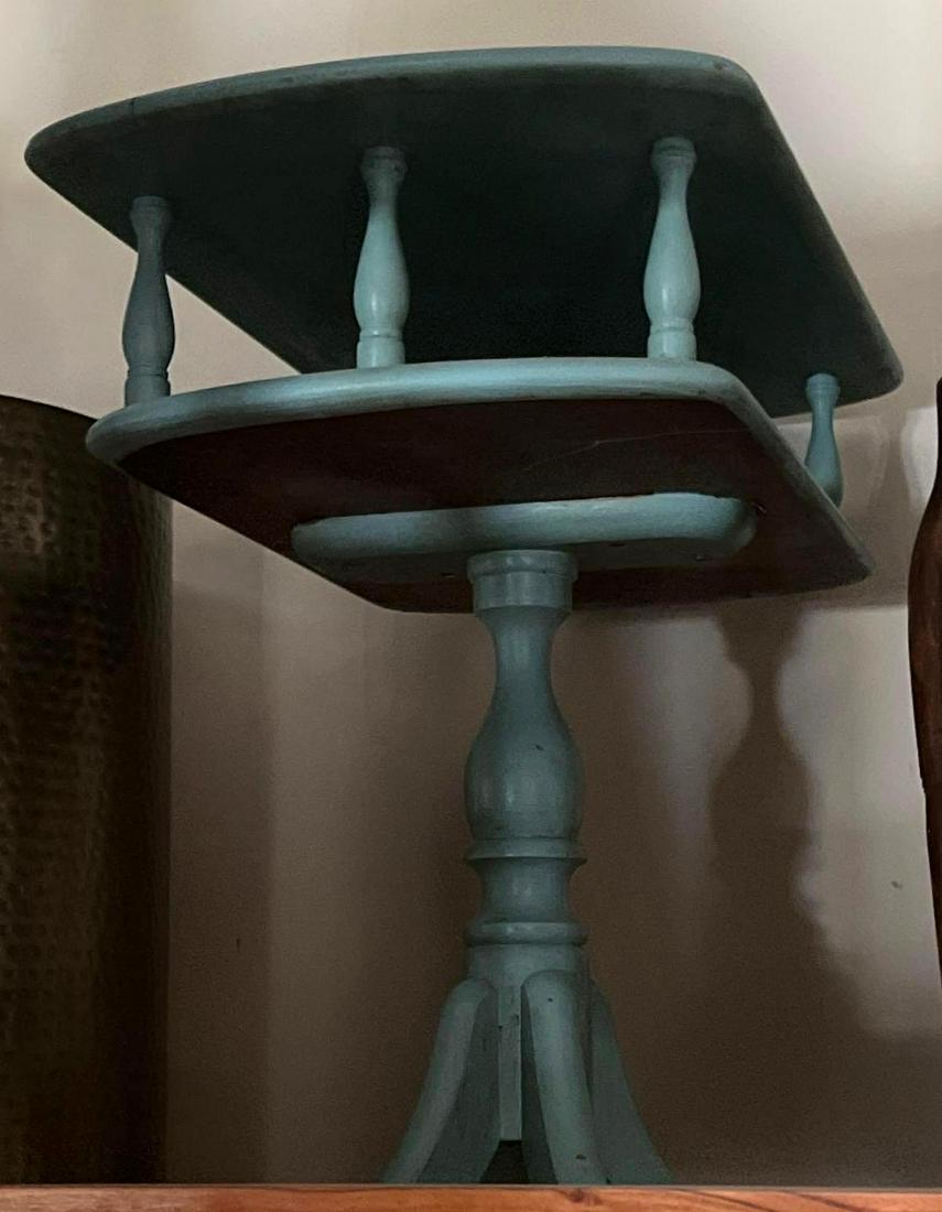 No Shipping  Light Blue Side Table (1 of 1)