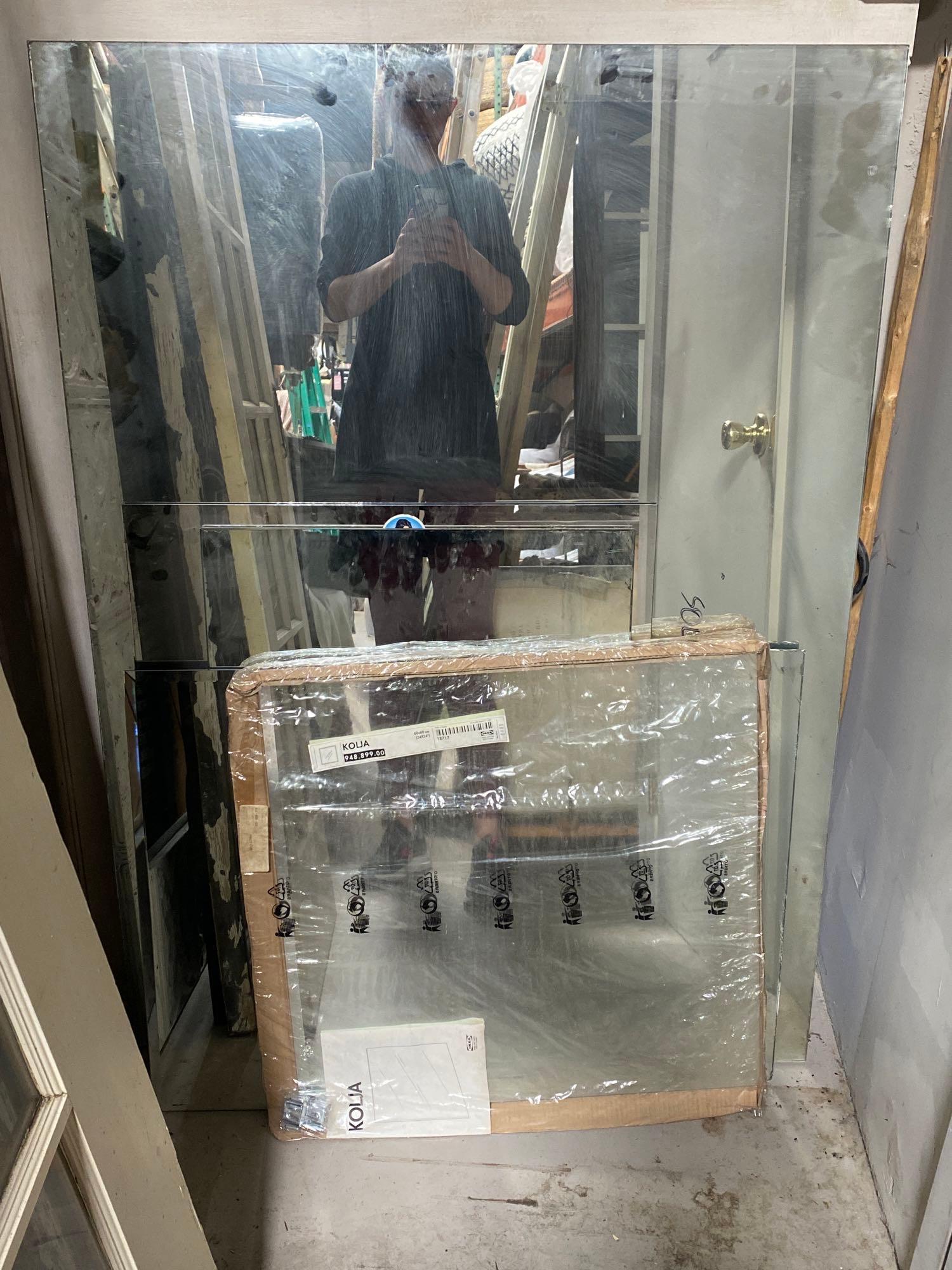 No Shipping 6 Unframed Mirrors, Some Bevelled: LOCAL PICK UP ONLY, WESTSIDE SANTA CRUZ, 95060 LOCAL PICK UP ONLY, WESTSIDE SANTA CRUZ, 95445 NO SHIPPING, 6 Mirrors, Some Bevelled NO SHIPPING AVAILABLE All items sold as is where is. There are No gu