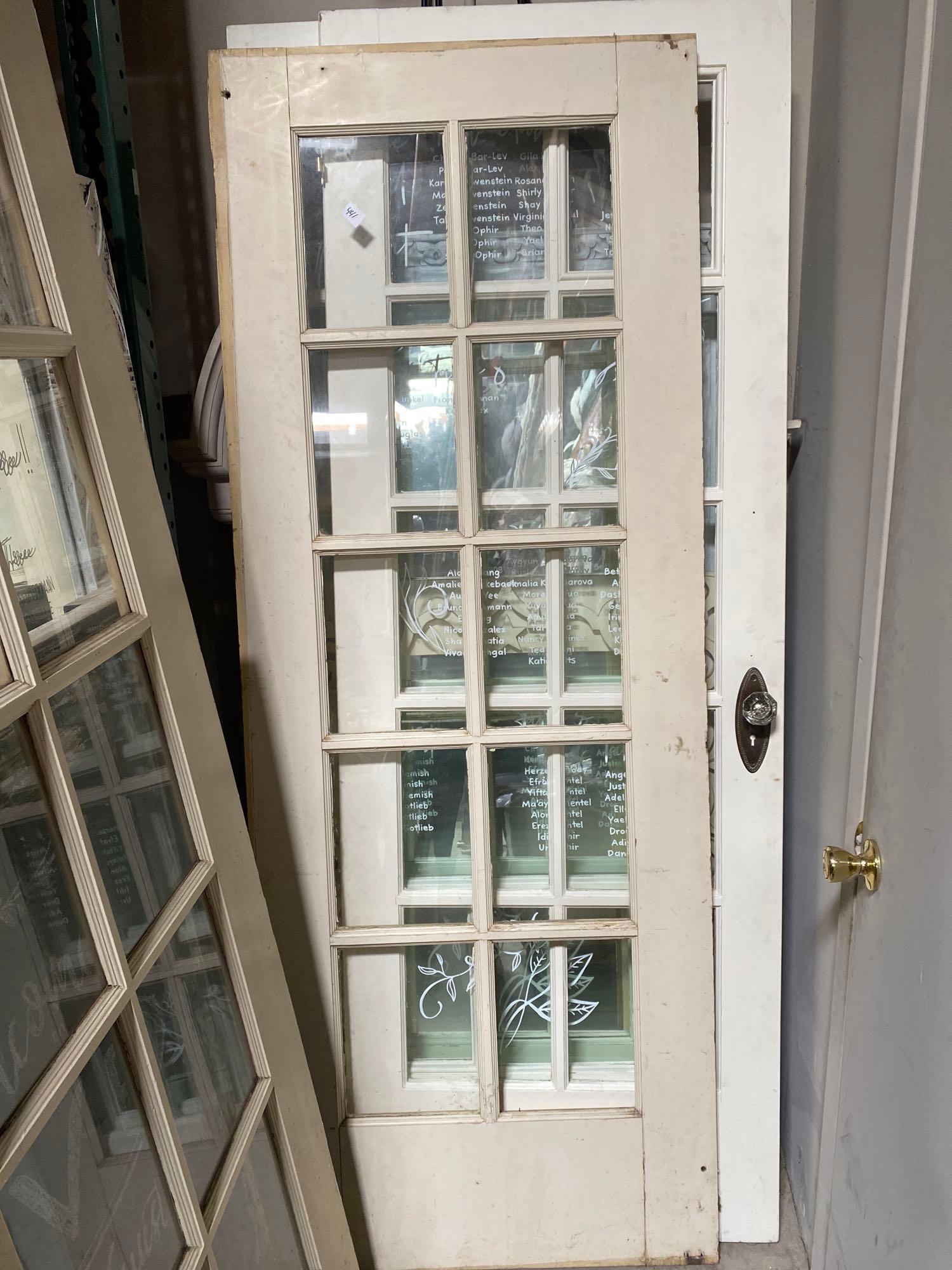 No Shipping  Antique French Door (1 of 3)