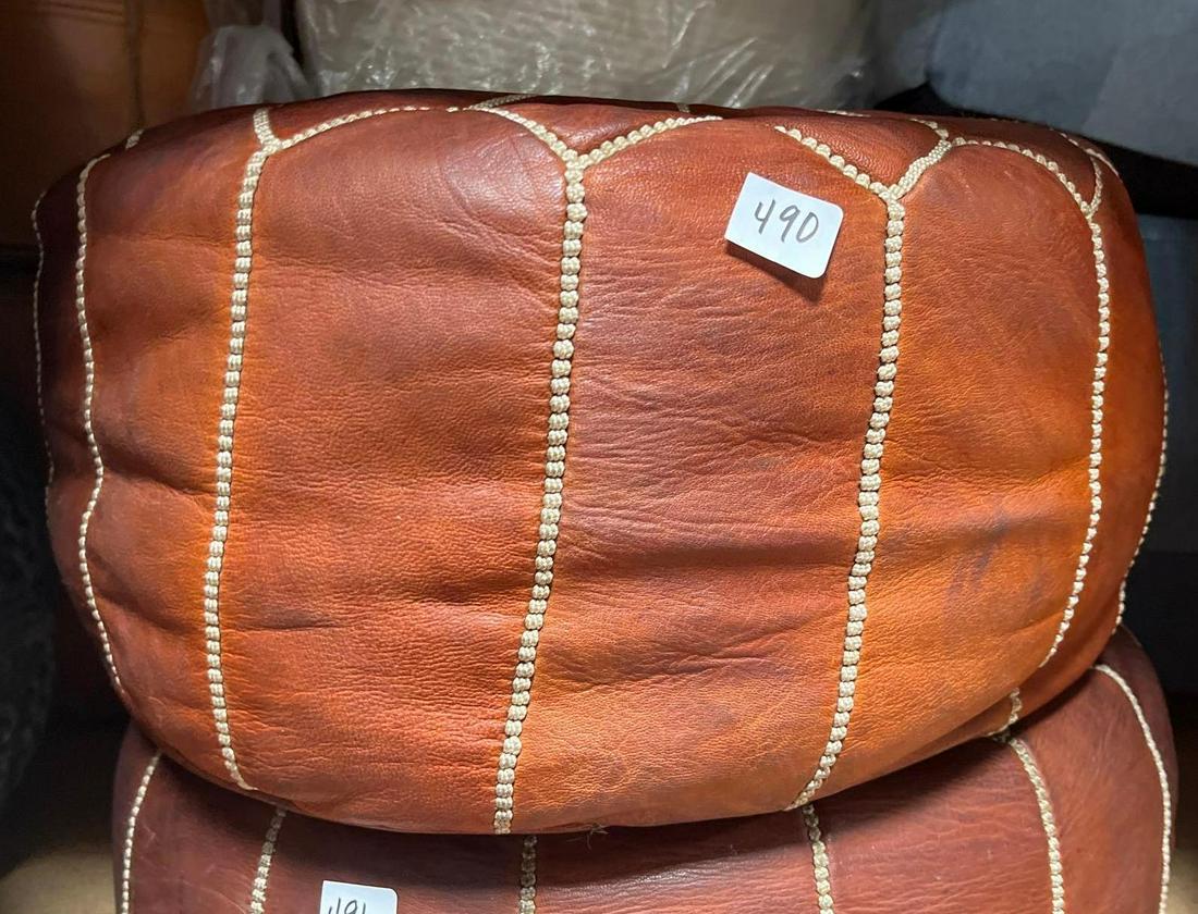 No Shipping Leather Pouf: LOCAL PICK UP ONLY, WESTSIDE SANTA CRUZ, 95060 LOCAL PICK UP ONLY, WESTSIDE SANTA CRUZ, 95498 NO SHIPPING, Leather Pouf NO SHIPPING AVAILABLE All items sold as is where is. There are No guarantees to 