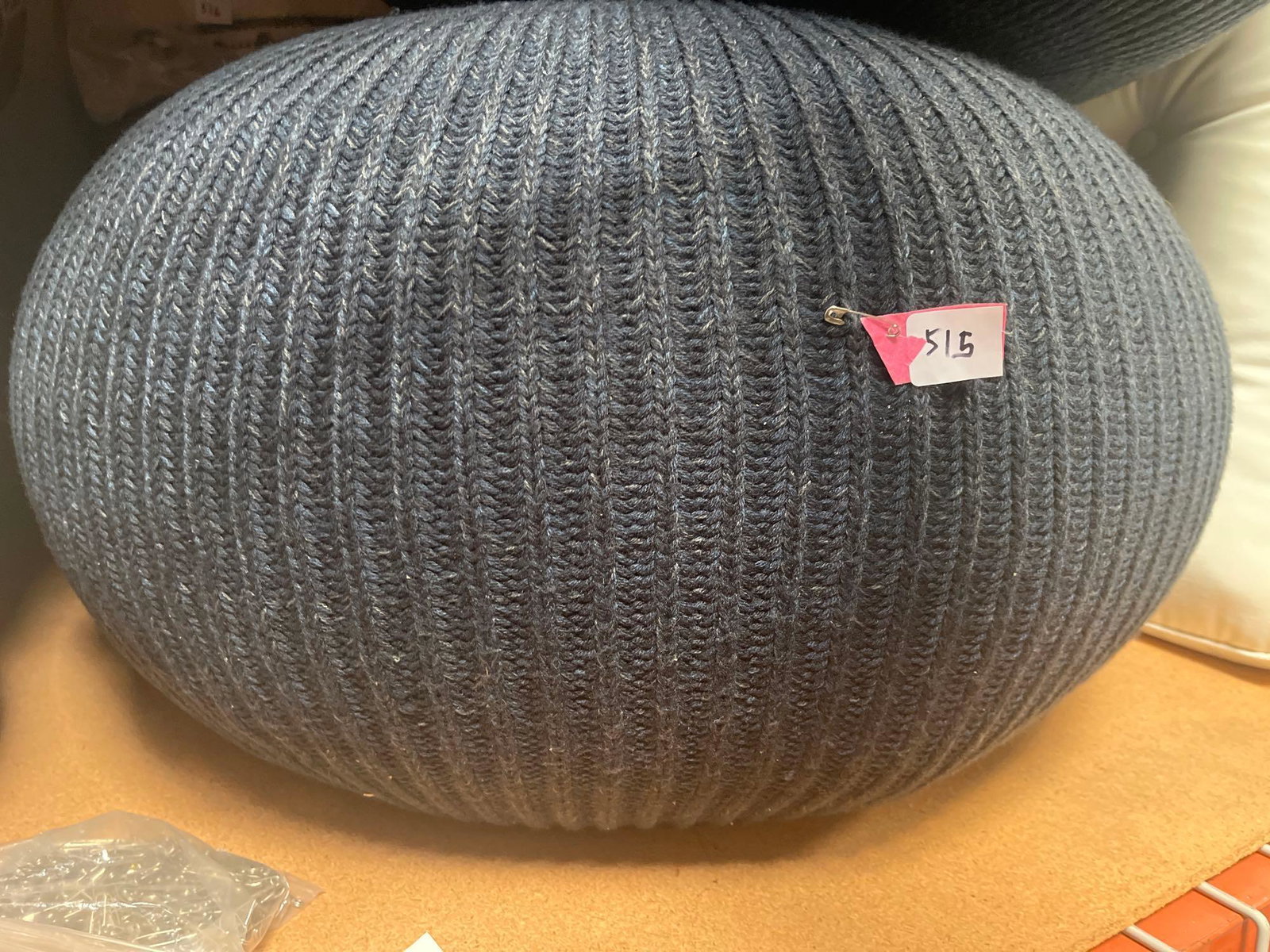No Shipping Dark Blue Woven Pouf: LOCAL PICK UP ONLY, WESTSIDE SANTA CRUZ, 95060 LOCAL PICK UP ONLY, WESTSIDE SANTA CRUZ, 95520 NO SHIPPING, Dark Blue Woven Pouf NO SHIPPING AVAILABLE All items sold as is where is. There are No guaran