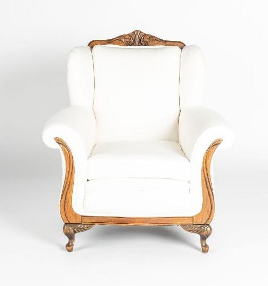 No Shipping Pair Of White Linen Arm Chairs: LOCAL PICK UP ONLY, WESTSIDE SANTA CRUZ, 95060 LOCAL PICK UP ONLY, WESTSIDE SANTA CRUZ, 95525 NO SHIPPING, Pair Of White Linen Arm Chairs NO SHIPPING AVAILABLE All items sold as is where is. There are