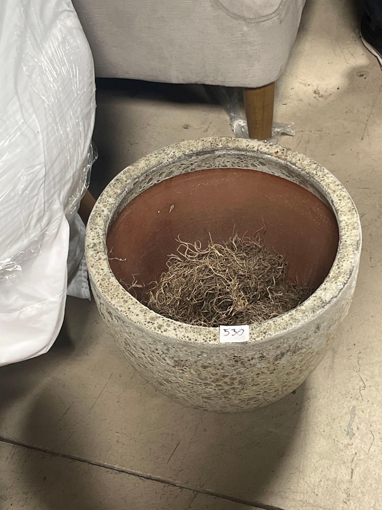 No Shipping  Ceramic Flower Pot (1 of 1)