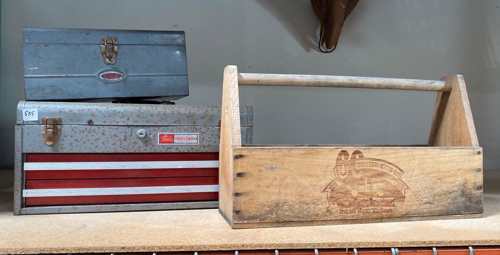 No Shipping  3 Vintage Tool Boxes (1 of 3)