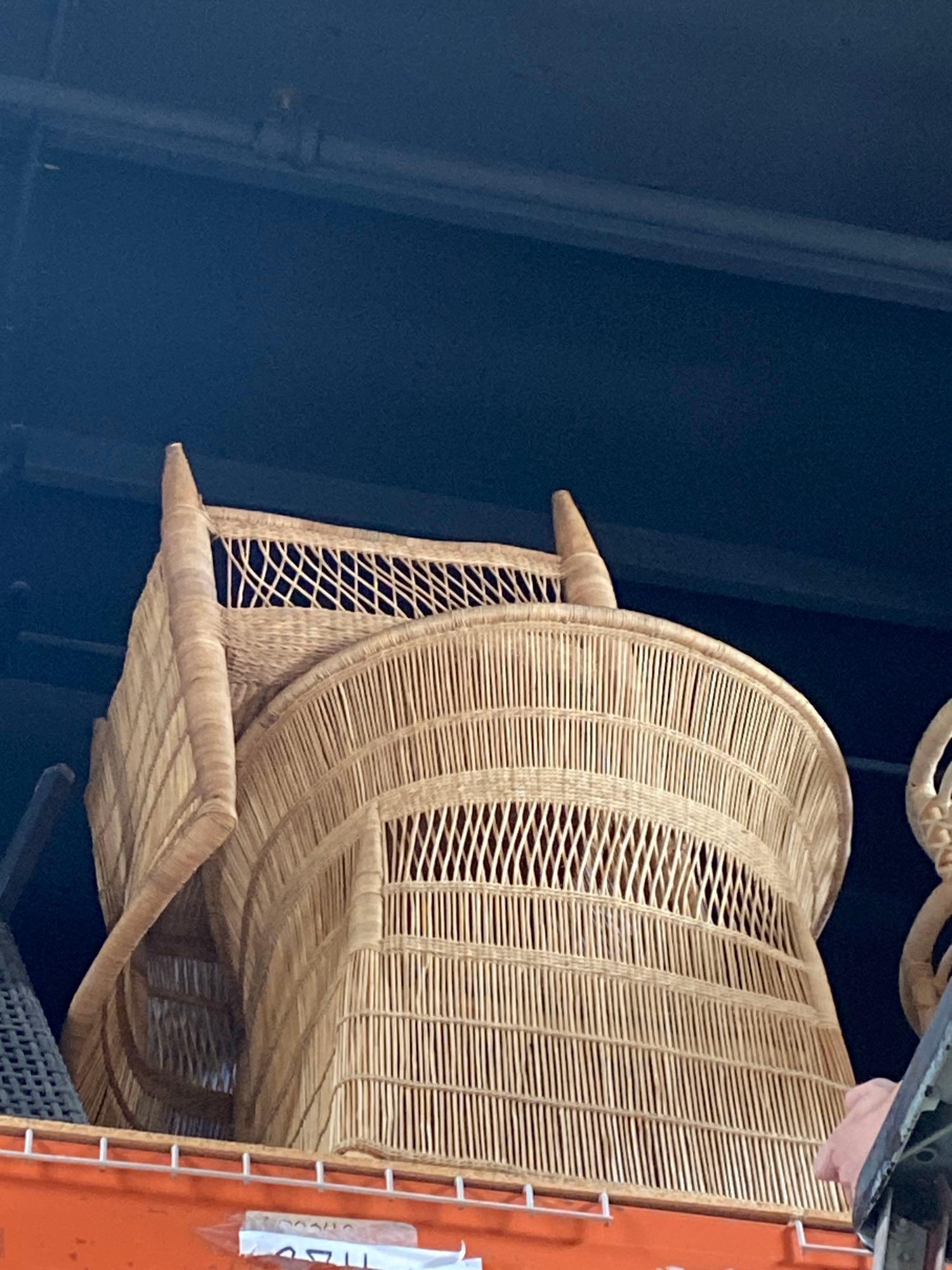 No Shipping  Pair Of Woven Malawai Chairs (1 of 1)