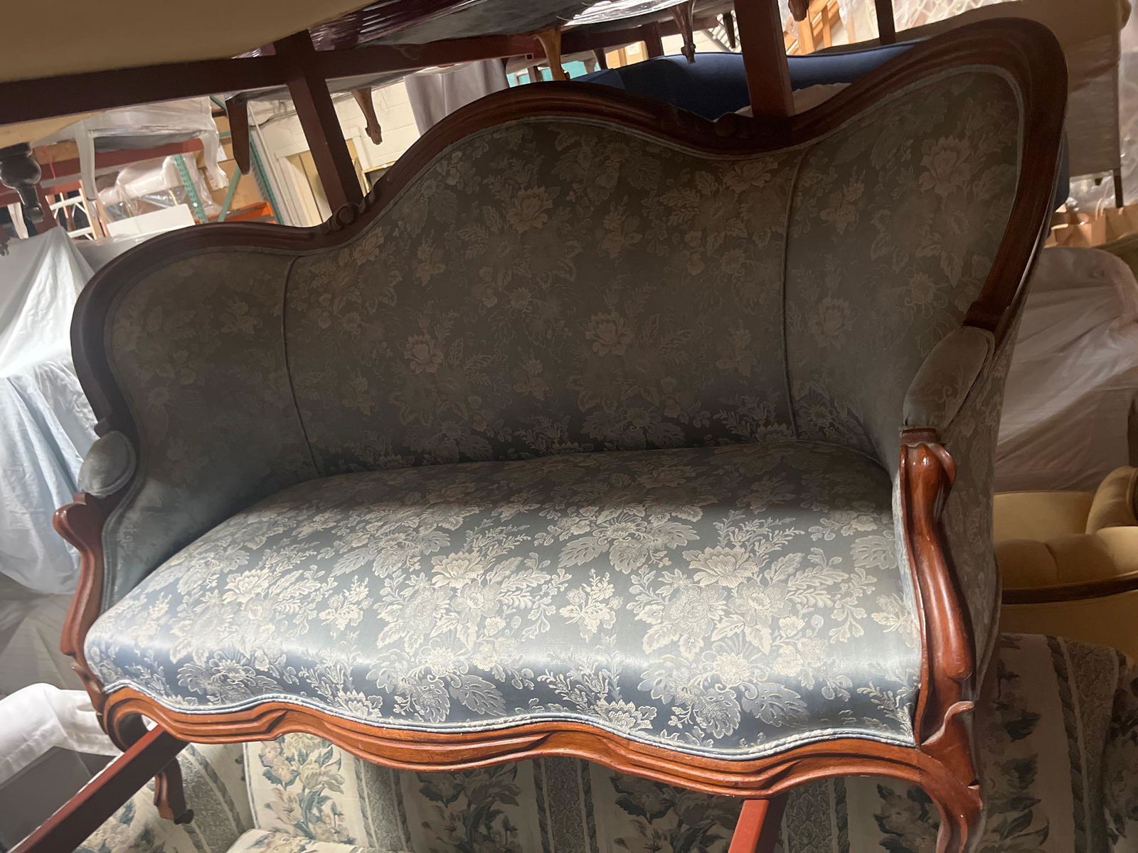 No Shipping  Antique Settee (1 of 2)