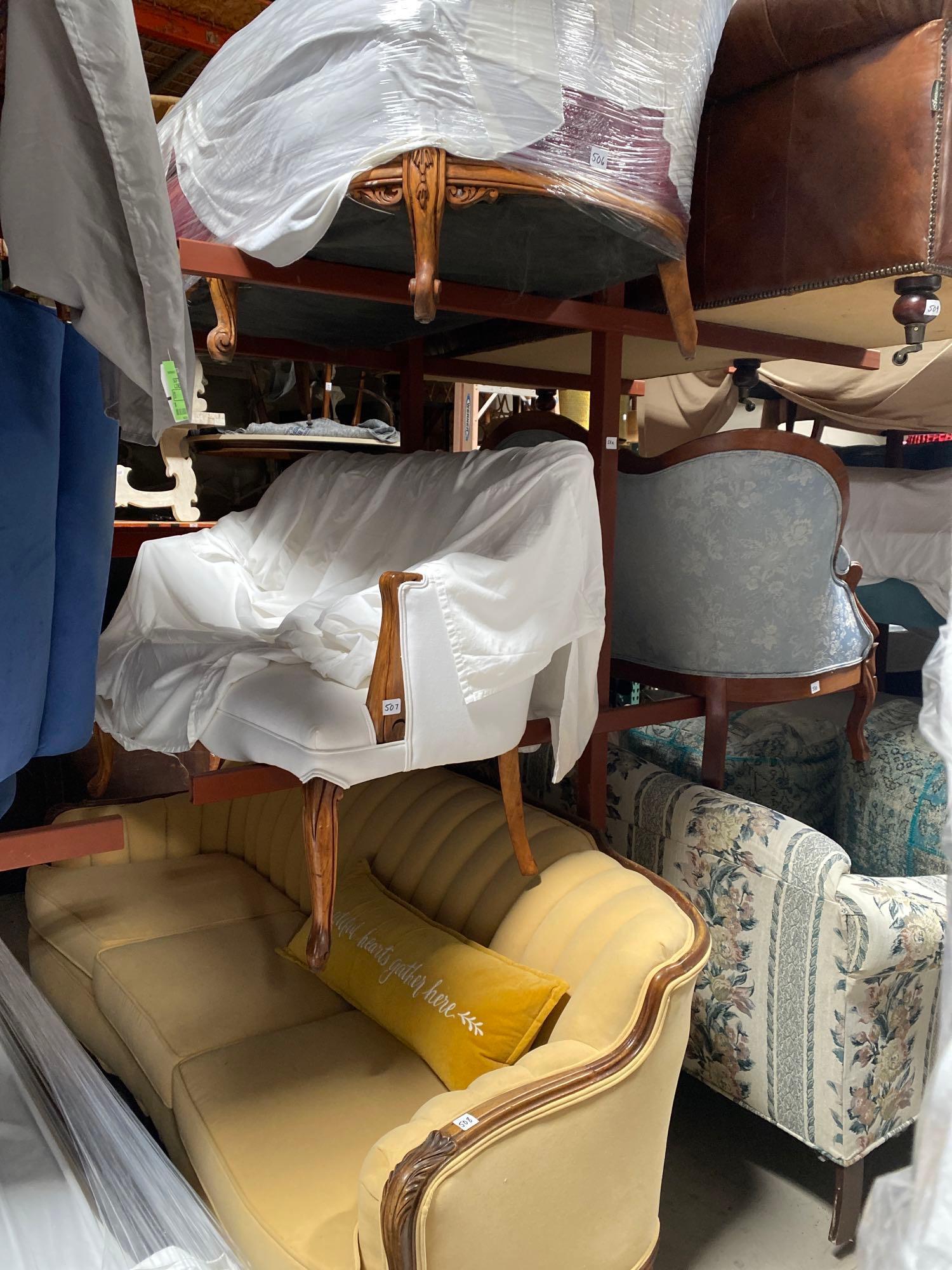 No Shipping  Metal Furniture Storage Rack, On Wheels (1 of 2)