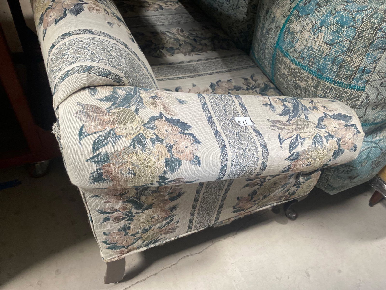 No Shipping Vintage Sofa With Floral Upholstery: LOCAL PICK UP ONLY, WESTSIDE SANTA CRUZ, 95060 LOCAL PICK UP ONLY, WESTSIDE SANTA CRUZ, 95631 NO SHIPPING, Vintage Sofa With Floral Upholstery NO SHIPPING AVAILABLE All items sold as is where is. Ther