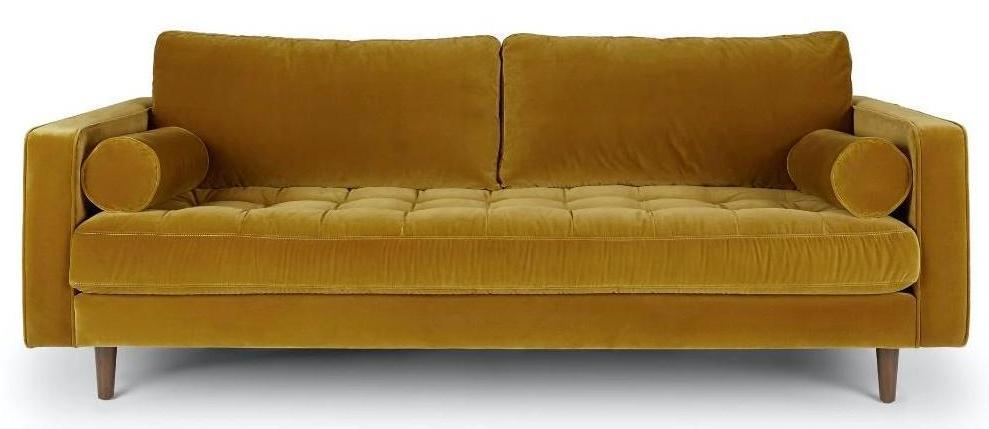 No Shipping  Mid Century Modern Tufted Sofa (1 of 2)
