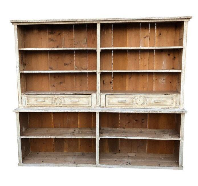 No Shipping  White Wood Back-Bar (1 of 4)