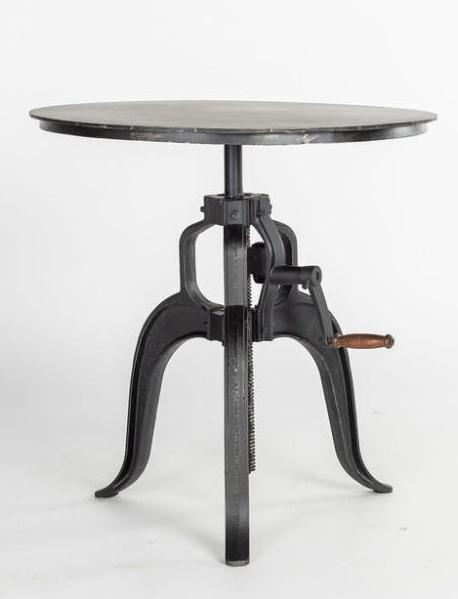 No Shipping Black Cast Iron Crank Table: LOCAL PICK UP ONLY, WESTSIDE SANTA CRUZ, 95060 LOCAL PICK UP ONLY, WESTSIDE SANTA CRUZ, 95688 NO SHIPPING, Black Cast Iron Crank Table NO SHIPPING AVAILABLE All items sold as is where is. There are No