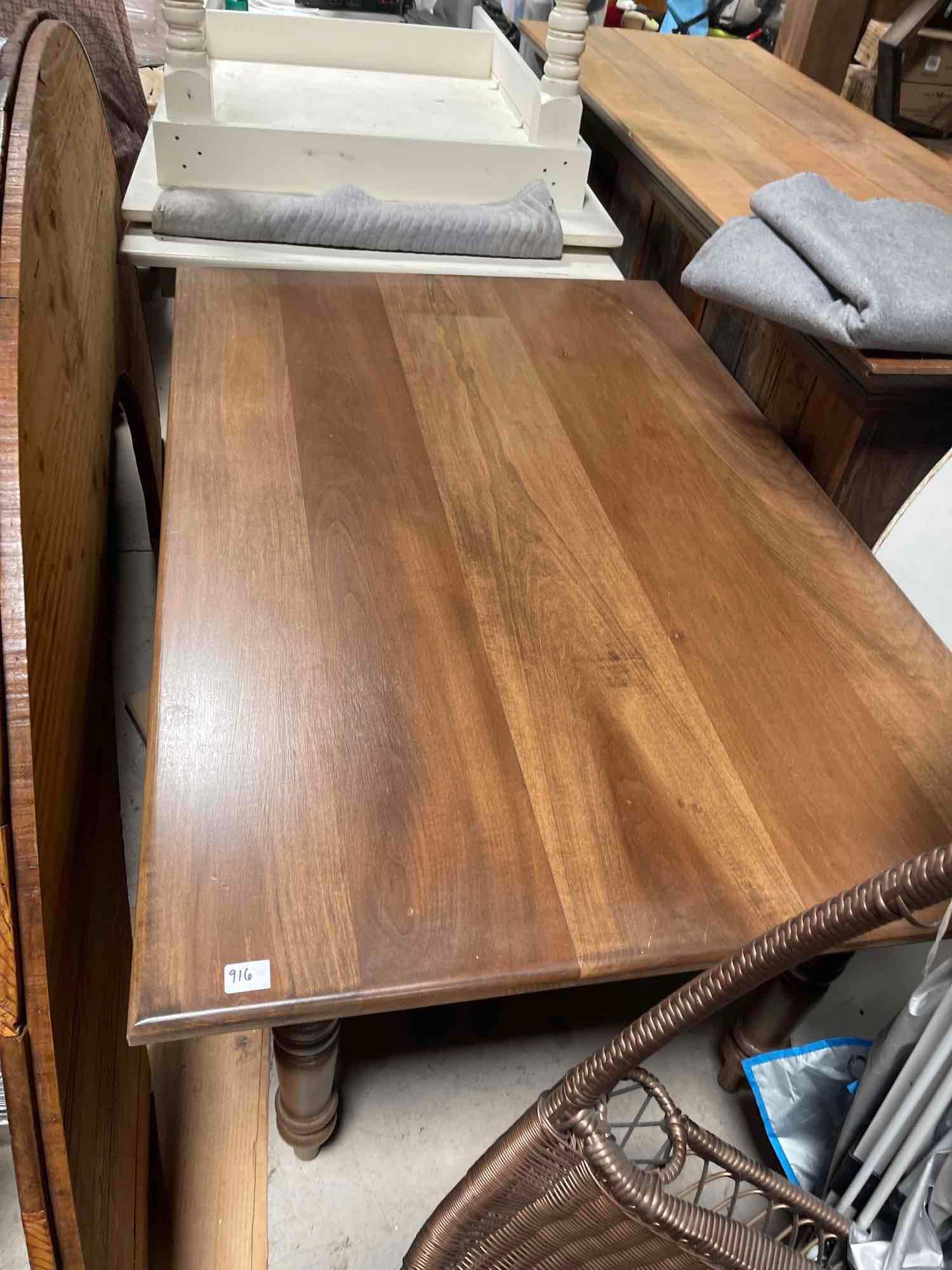 No Shipping  Wooden Dinner Table (1 of 2)