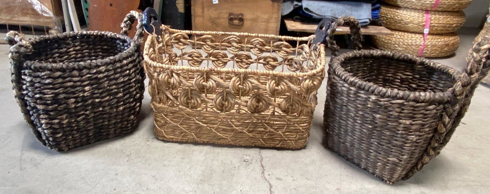No Shipping 3 Baskets, One With Ceramic Handles: LOCAL PICK UP ONLY, WESTSIDE SANTA CRUZ, 95060 LOCAL PICK UP ONLY, WESTSIDE SANTA CRUZ, 95793 NO SHIPPING, 3 Baskets, One With Ceramic Handles NO SHIPPING AVAILABLE All items sold as is where is. Ther