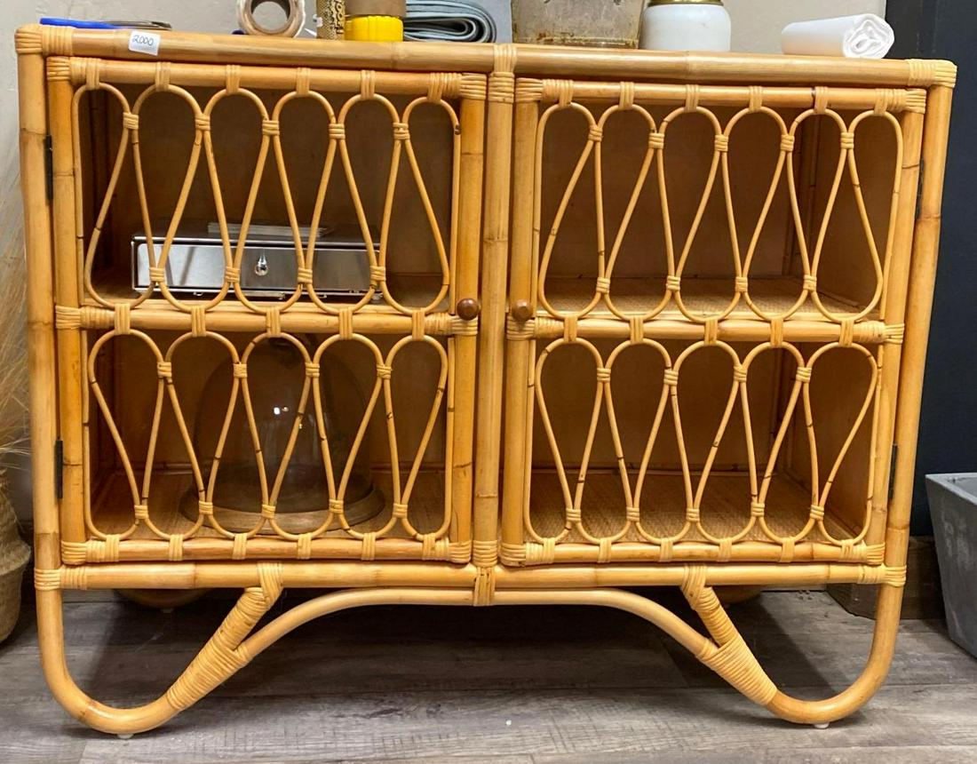 No Shipping  Rattan Buffet (1 of 4)