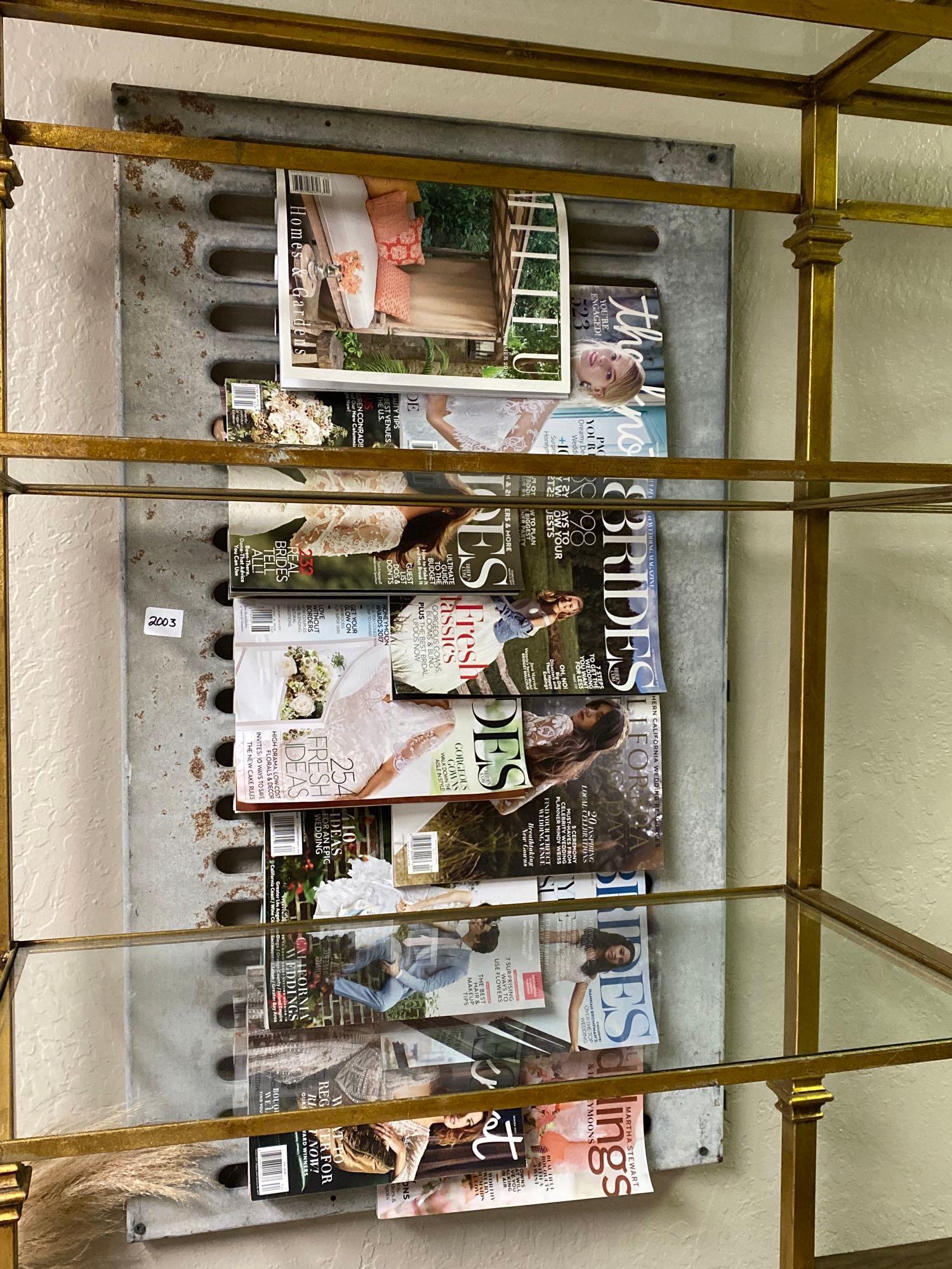 No Shipping  Rustic Magazine Rack (1 of 2)