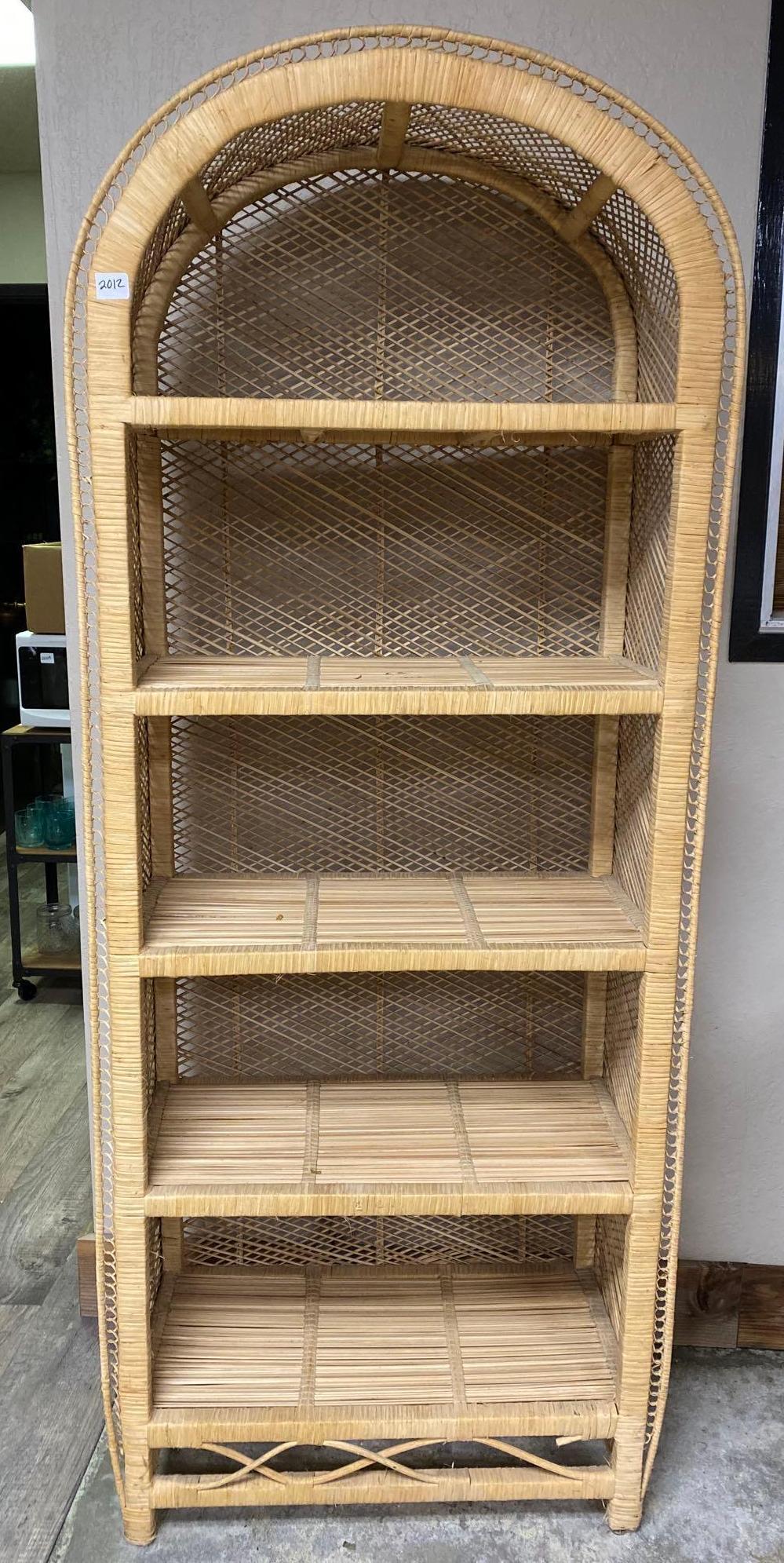 No Shipping  Rattan Shelf (1 of 5)