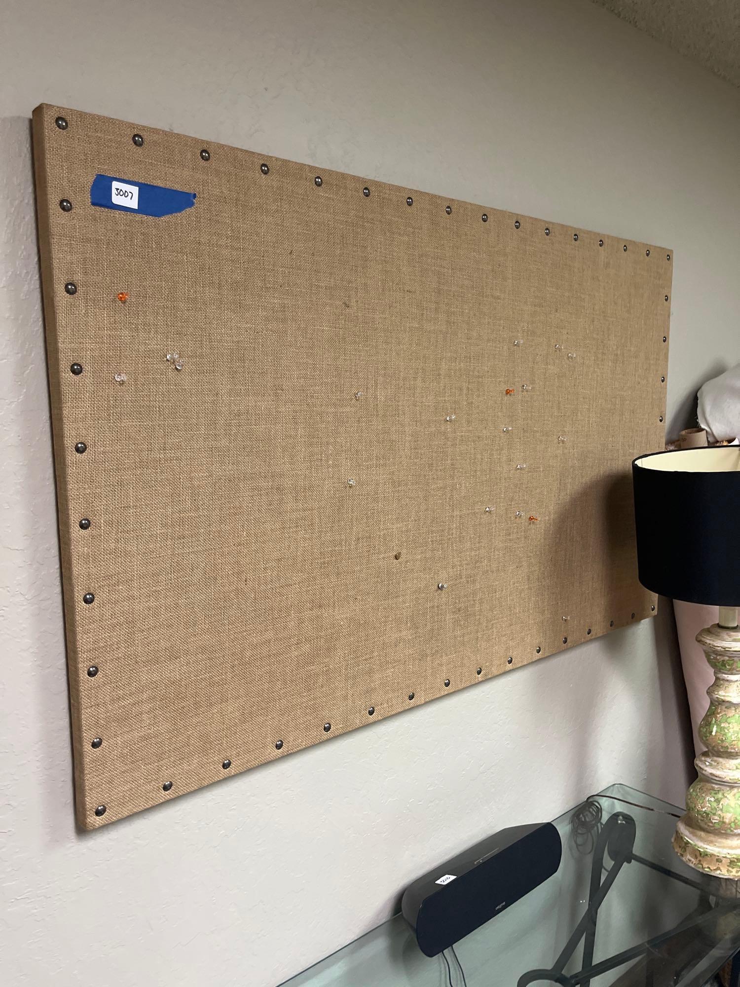 No Shipping Burlap Covered Pinboard: LOCAL PICK UP ONLY, WESTSIDE SANTA CRUZ, 95060 LOCAL PICK UP ONLY, WESTSIDE SANTA CRUZ, 95866 NO SHIPPING, Burlap Covered Pinboard NO SHIPPING AVAILABLE All items sold as is where is. There are No gua