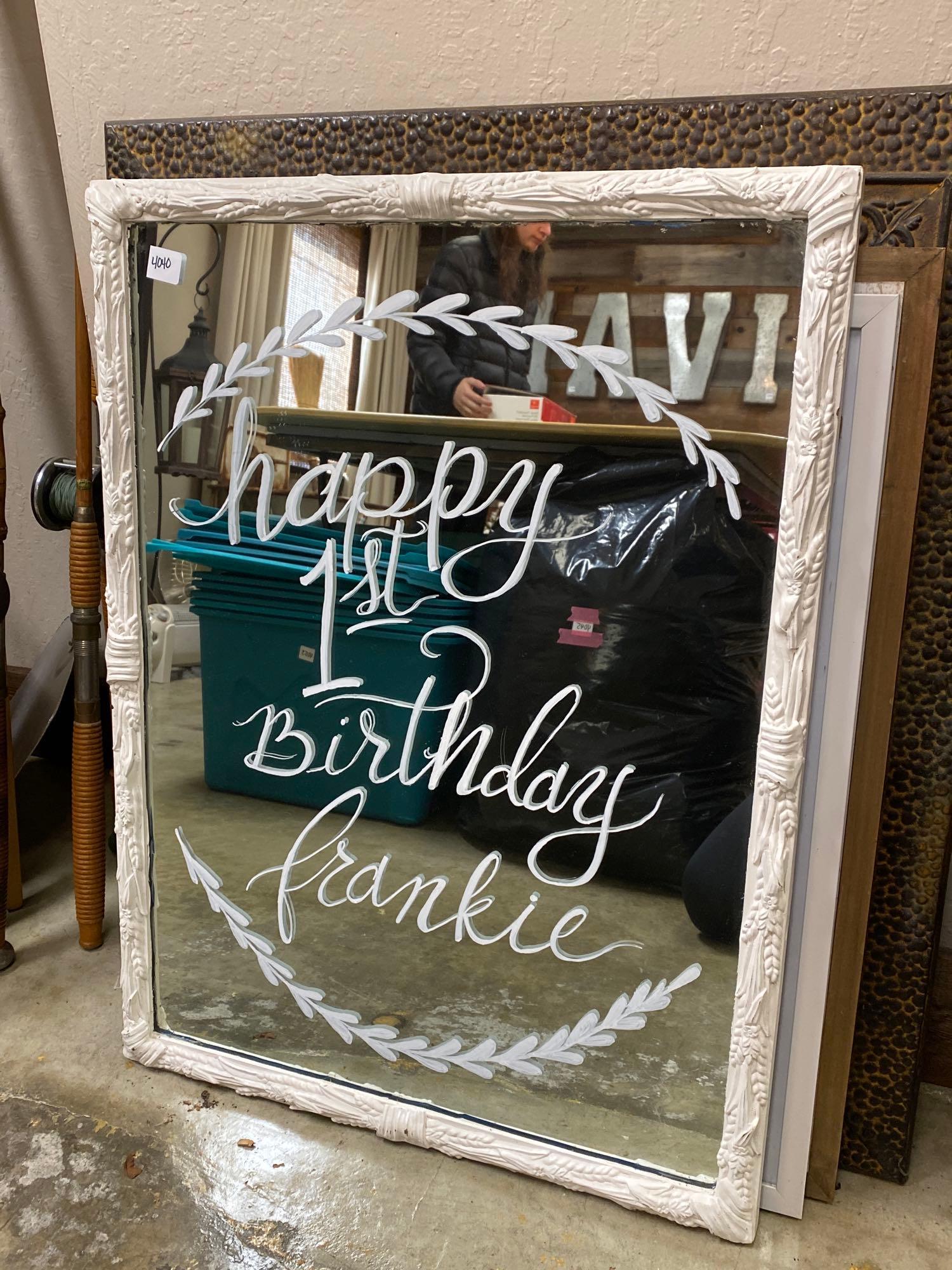 No Shipping Mirror In Antique Frame: LOCAL PICK UP ONLY, WESTSIDE SANTA CRUZ, 95060 LOCAL PICK UP ONLY, WESTSIDE SANTA CRUZ, 95930 NO SHIPPING, Mirror In Antique Frame NO SHIPPING AVAILABLE All items sold as is where is. There are No gua